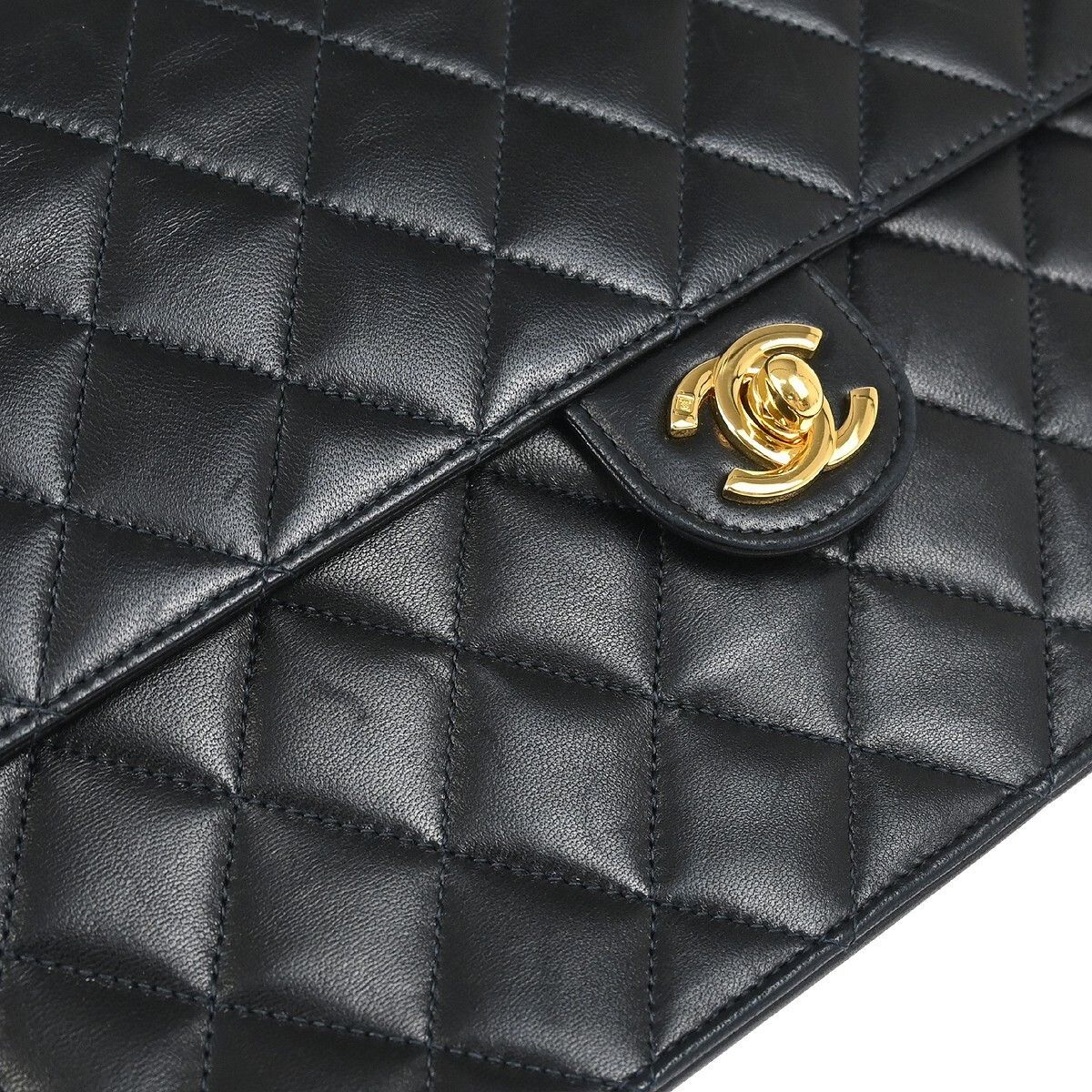 Chanel Chanel Vintage Classic Single Flap Bag Quilted Lambskin Size ONE SIZE - 7 Thumbnail