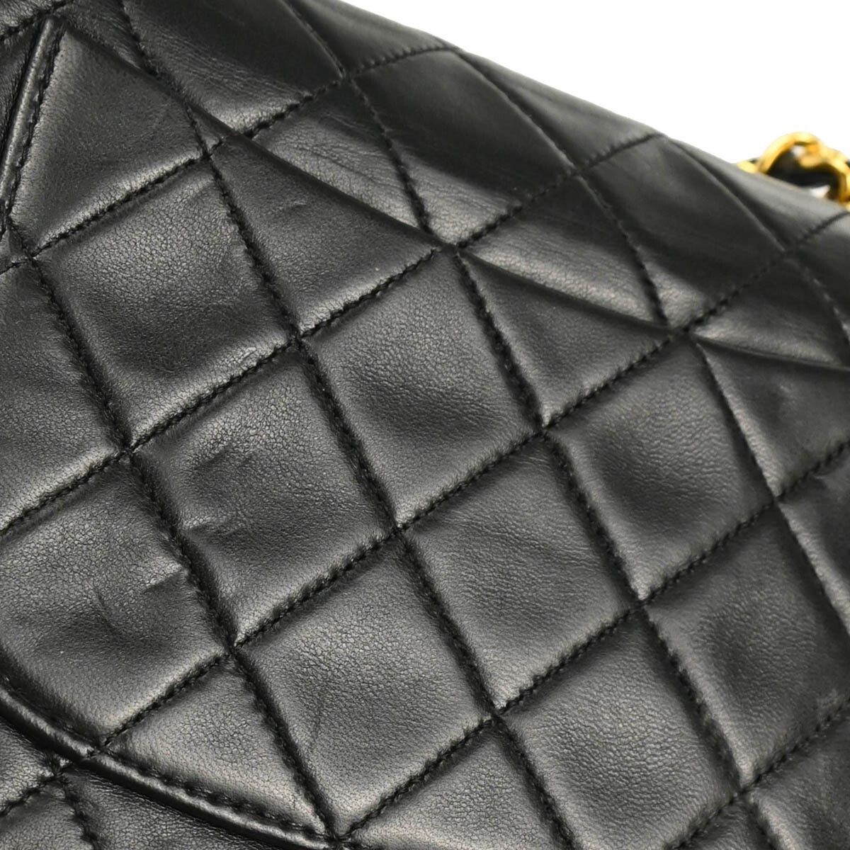 Chanel Chanel Vintage Square Classic Single Flap Bag Quilted Lambskin Size ONE SIZE - 9 Thumbnail