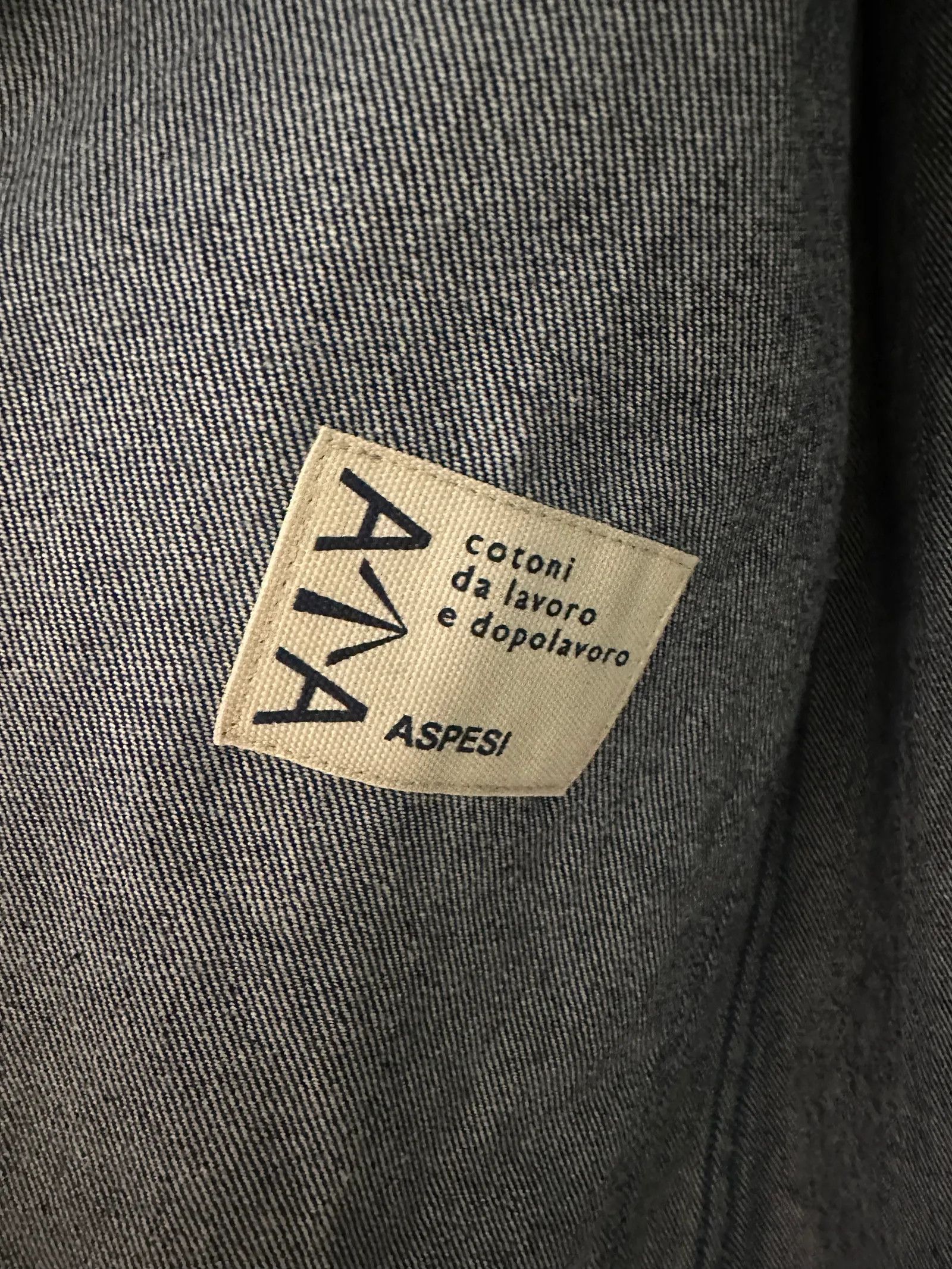 Aspesi Aspesi Denim Shirt / Overshirt / Utility Shirt Shirt Size US S / EU 44-46 / 1 - 4 Thumbnail
