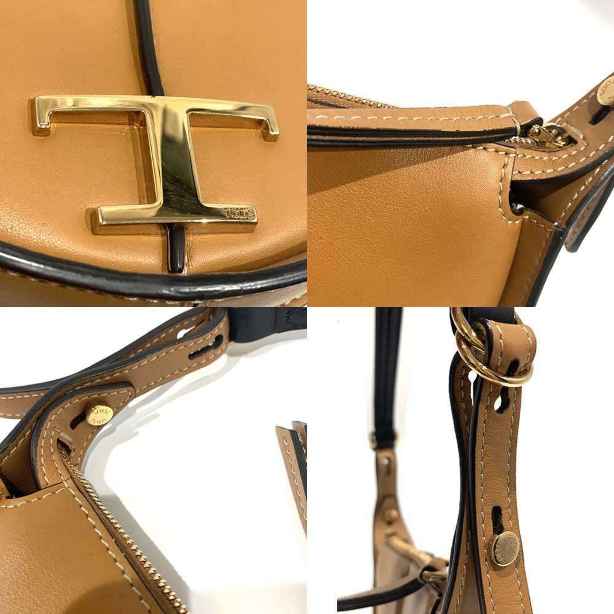 Tod's Tod's Timeless Micro Hobo Bag in Brown Leather for Women Size ONE SIZE - 5 Thumbnail