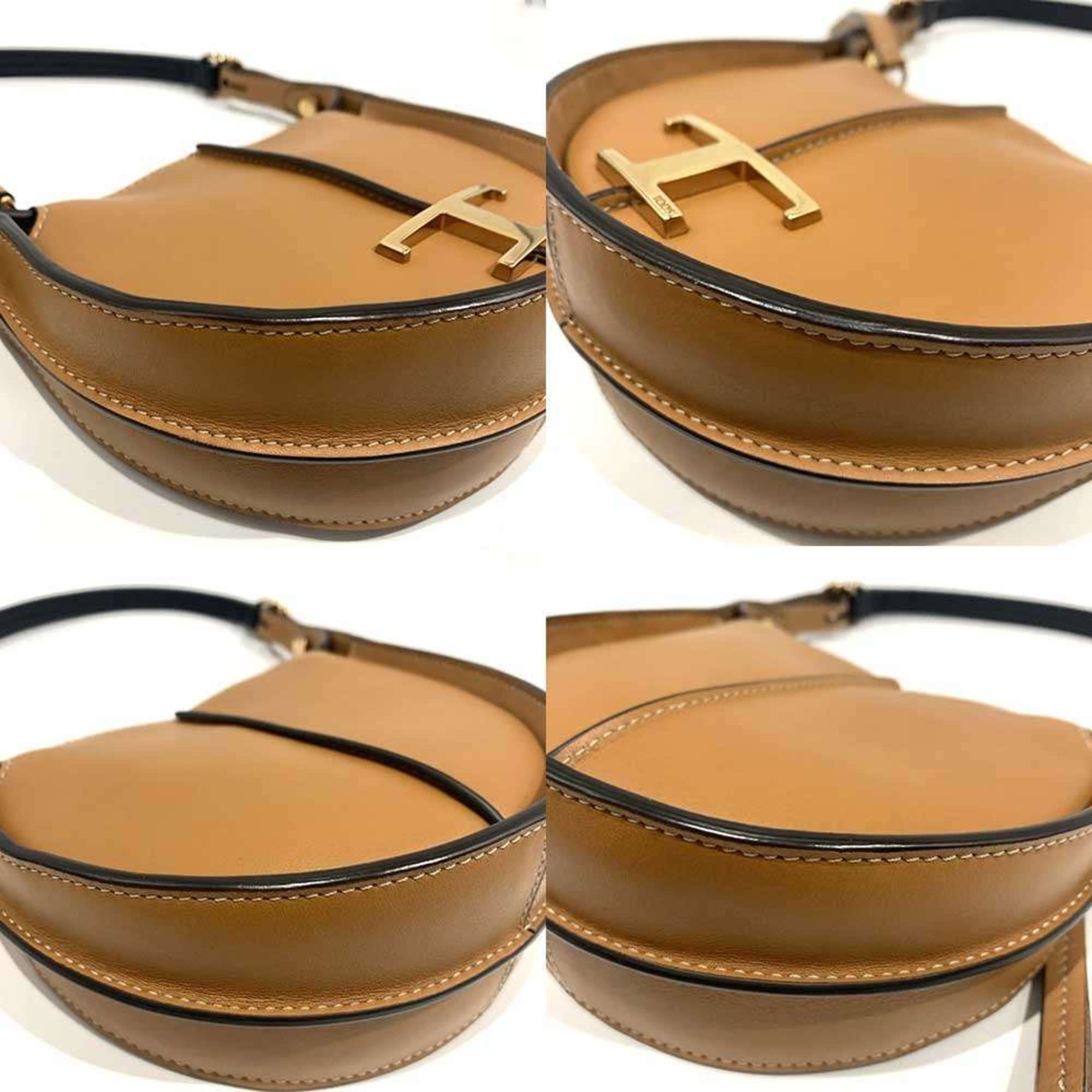 Tod's Tod's Timeless Micro Hobo Bag in Brown Leather for Women Size ONE SIZE - 3 Thumbnail