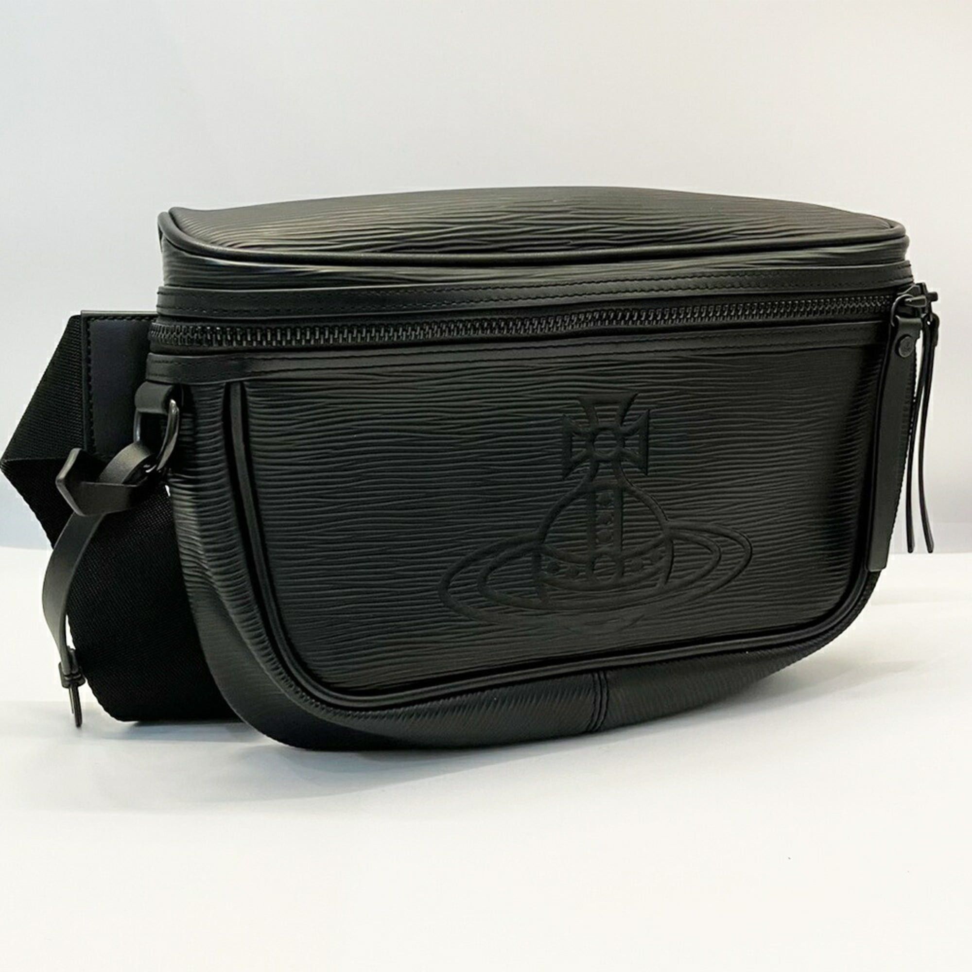 Vivienne Westwood Vivienne Westwood Flow Orb Body Bag, Black Waist Pouch VWH301, for Men and Women Size ONE SIZE - 2 Thumbnail