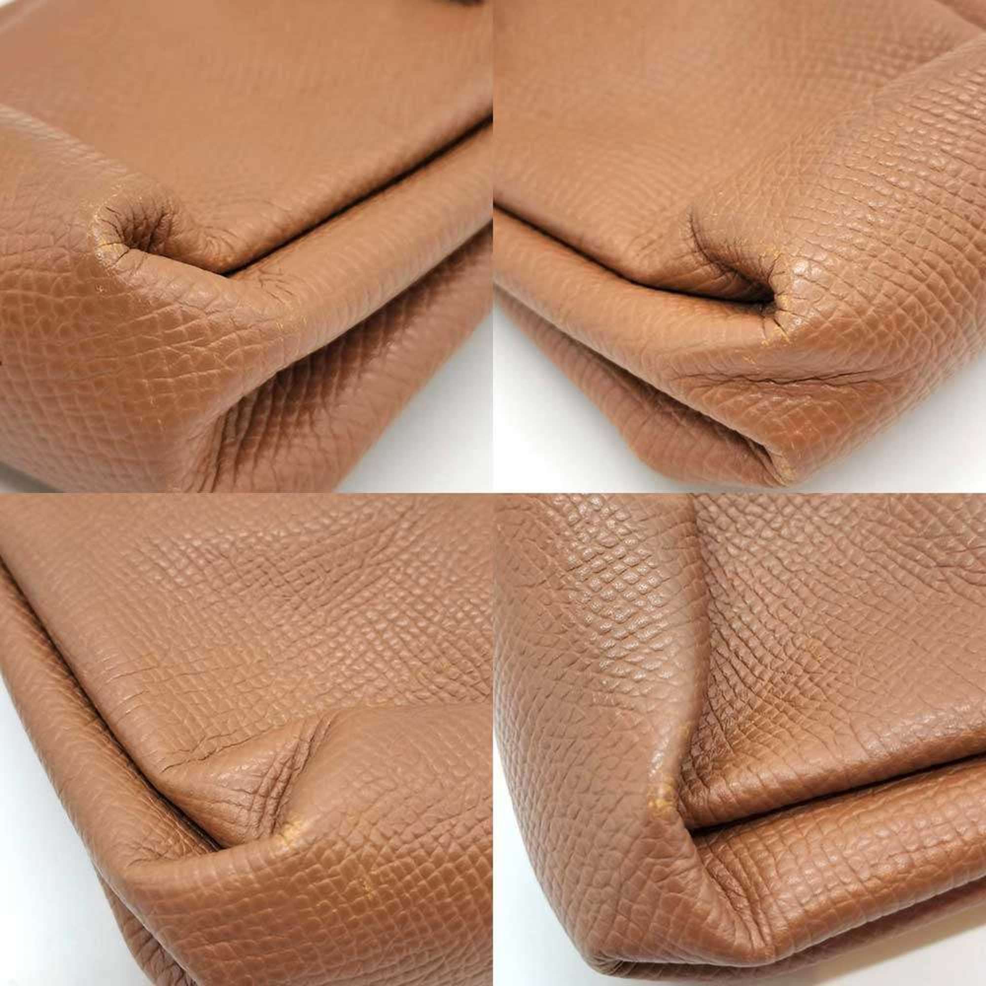 Hermes Hermes Vespa Pouch Brown Couchbel HERMES Size ONE SIZE - 4 Thumbnail