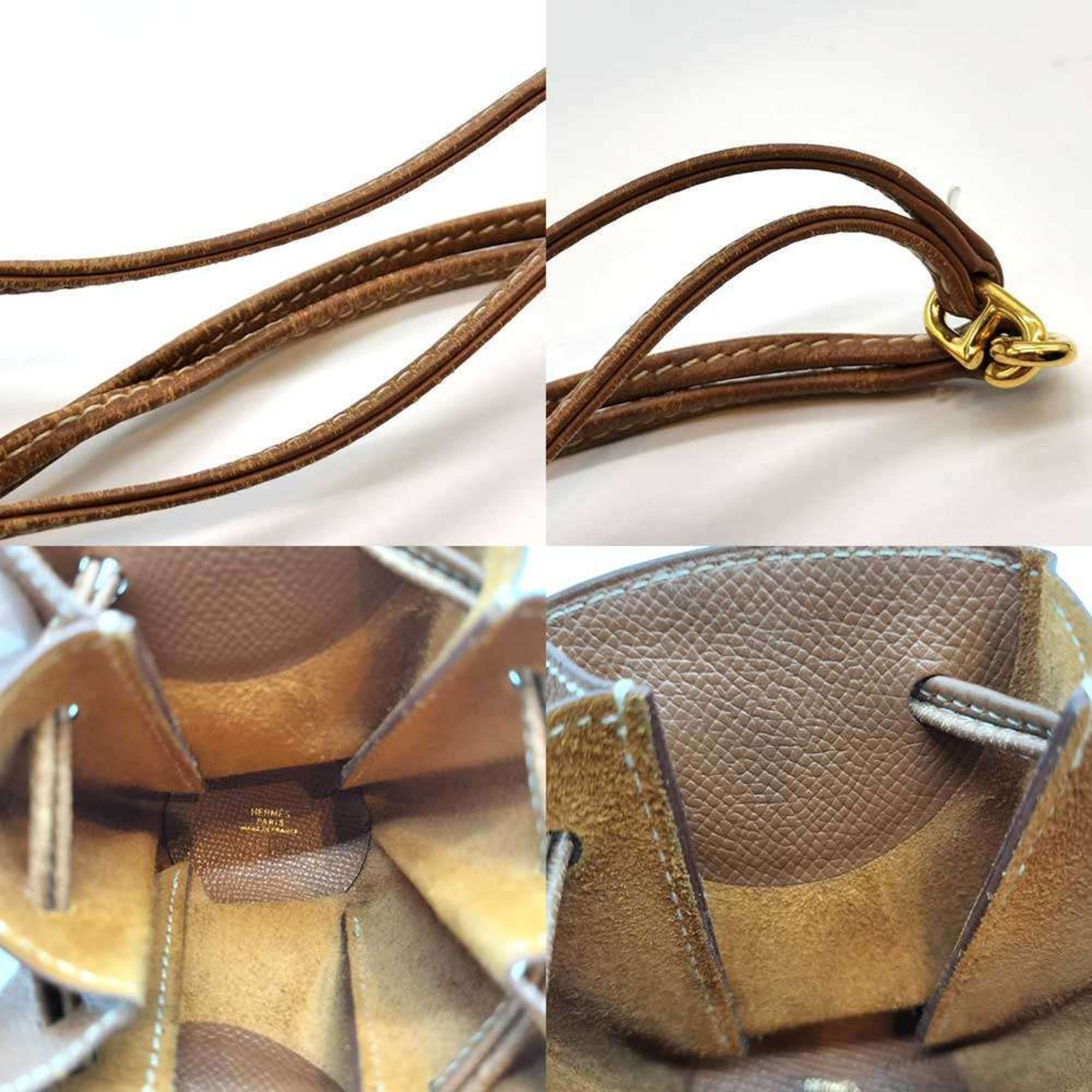 Hermes Hermes Vespa Pouch Brown Couchbel HERMES Size ONE SIZE - 5 Thumbnail