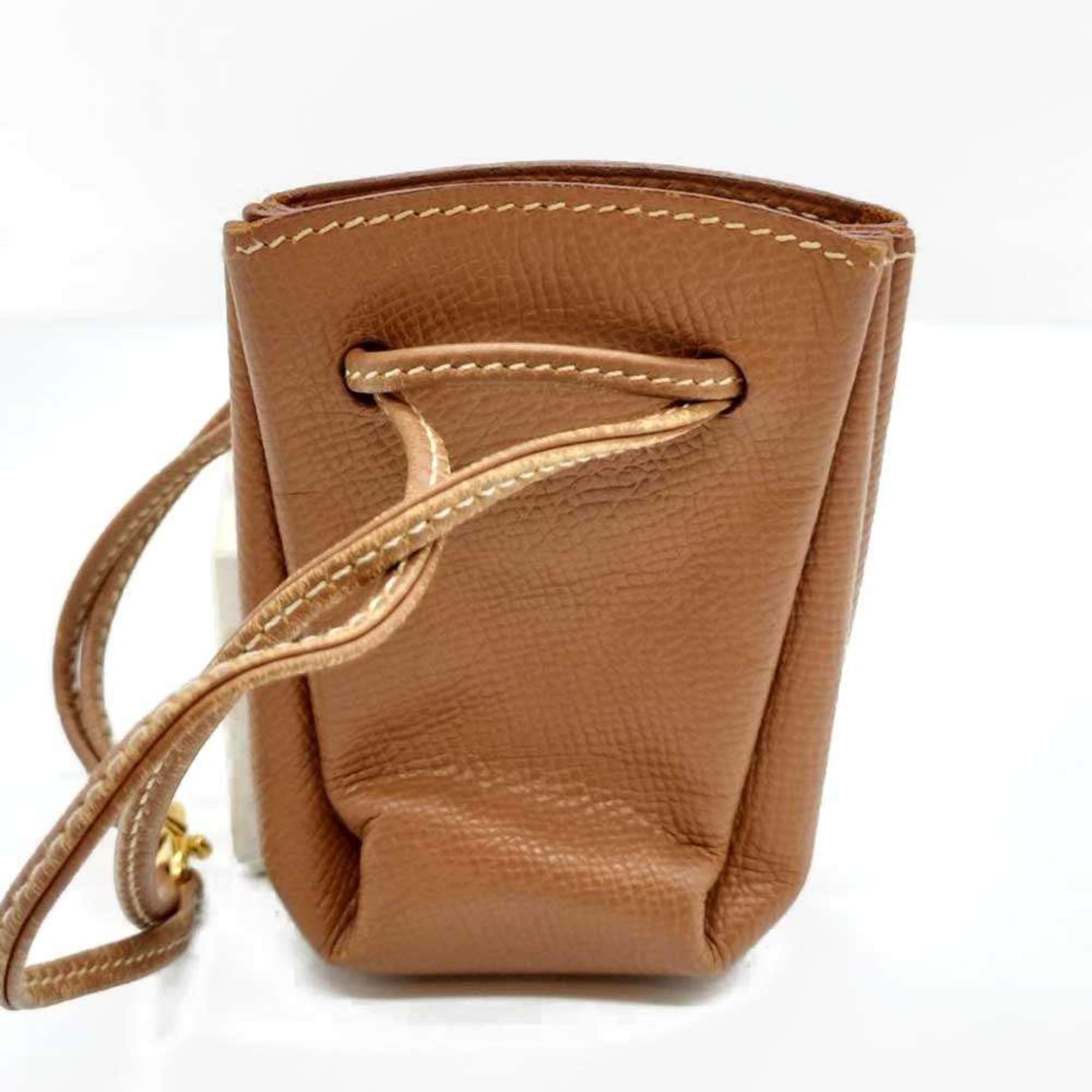 Hermes Hermes Vespa Pouch Brown Couchbel HERMES Size ONE SIZE - 2 Thumbnail