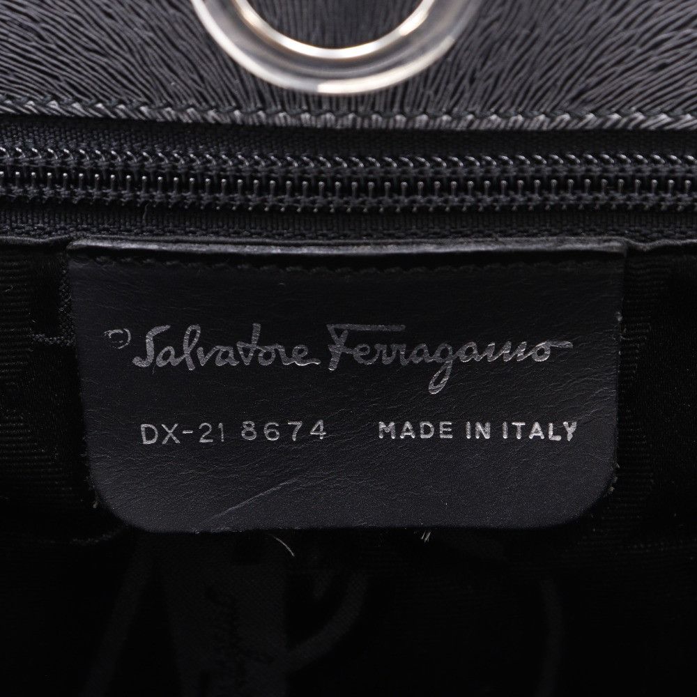Salvatore Ferragamo Salvatore Ferragamo Salvatore Ferragamo Gancini Embossed Leather 3way Bag Leather Shoulder Bag DX-21 8674 DUTY FREE for USA Size ONE SIZE - 16 Thumbnail