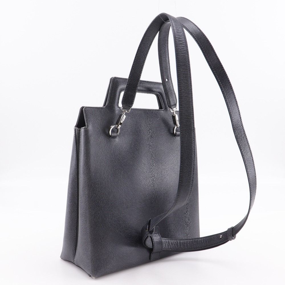 Salvatore Ferragamo Salvatore Ferragamo Salvatore Ferragamo Gancini Embossed Leather 3way Bag Leather Shoulder Bag DX-21 8674 DUTY FREE for USA Size ONE SIZE - 3 Thumbnail