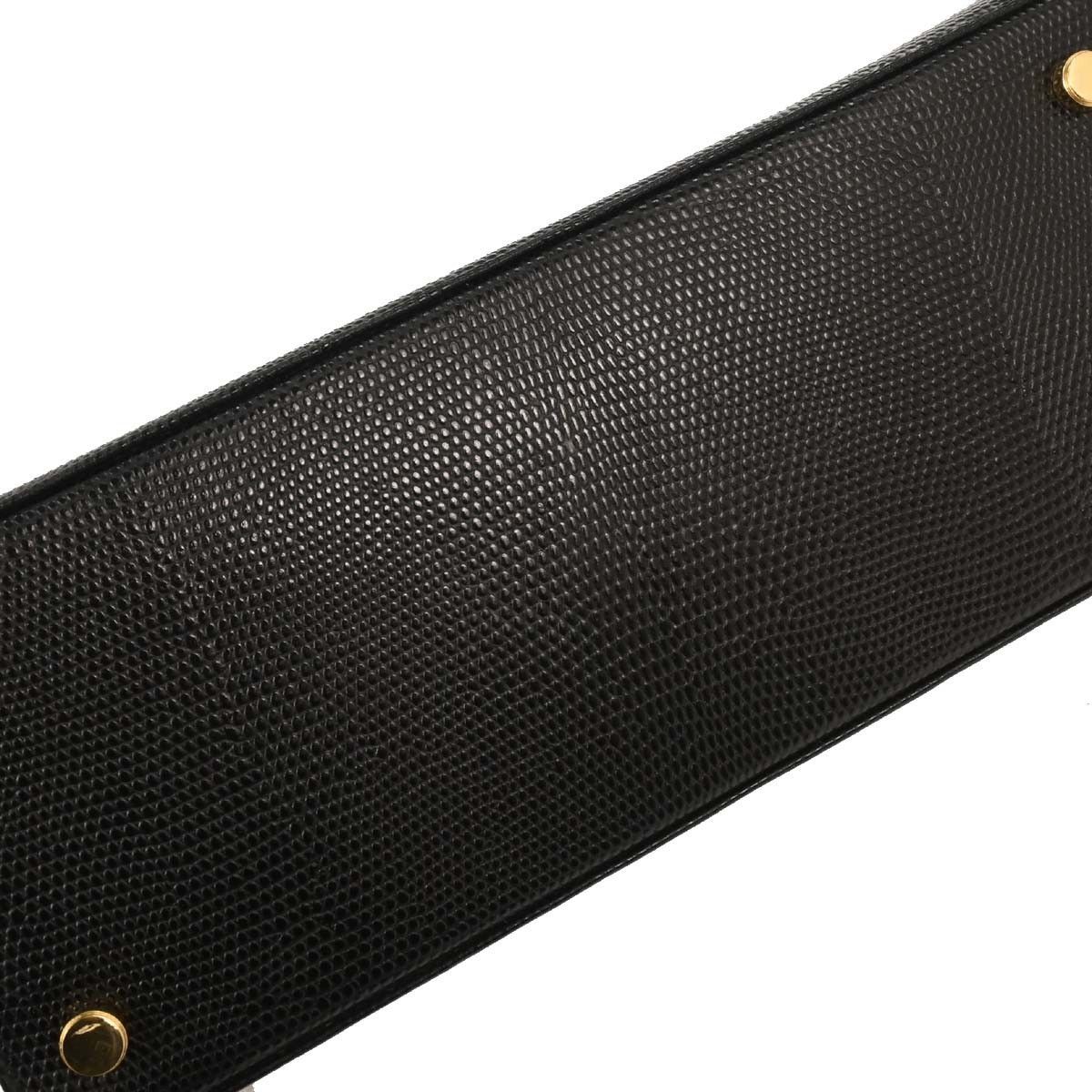 Salvatore Ferragamo Salvatore Ferragamo Convertible Vara Bow Tote Lizard Embossed Leather Size ONE SIZE - 7 Thumbnail