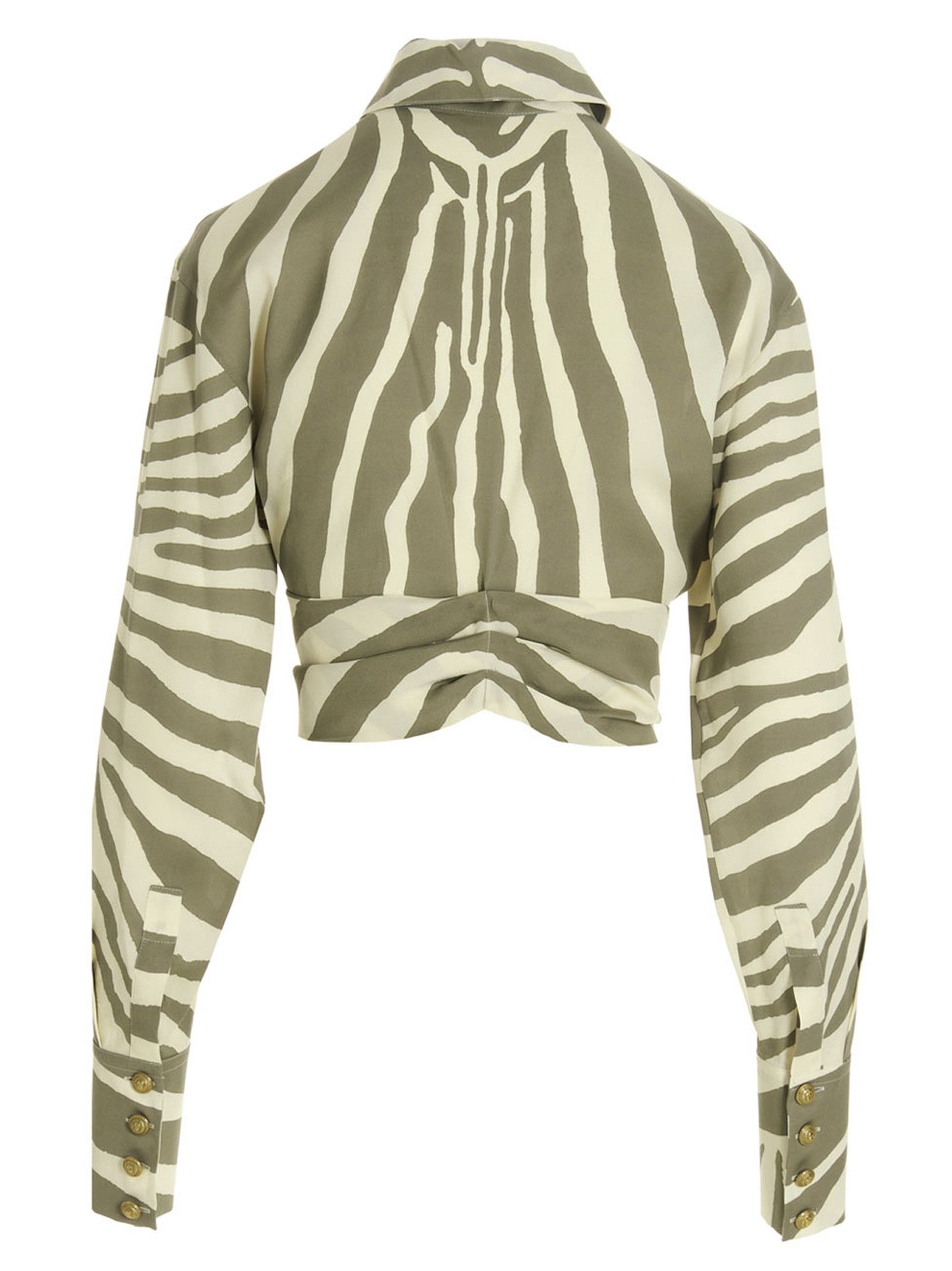 Balmain Zebra Shirt Size XS / US 0-2 / IT 36-38 - 2 Thumbnail