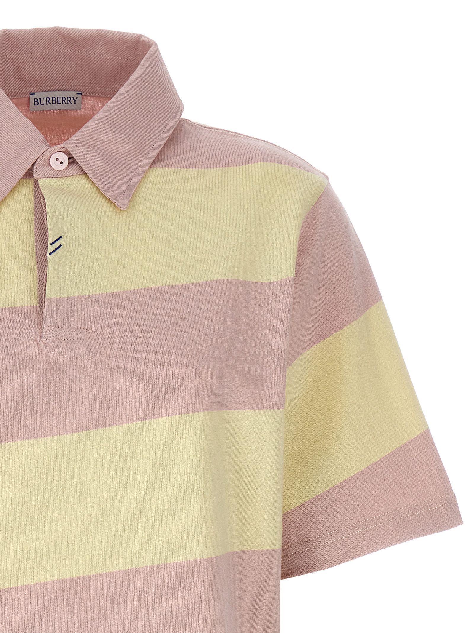 Burberry Logo Striped Polo Shirt Size XXS / US 00 / IT 34 - 3 Thumbnail