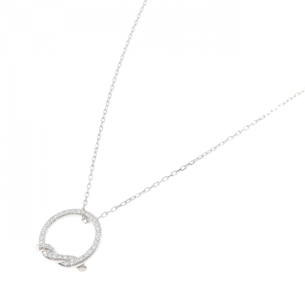 Cartier Cartier Cartier Entrelacés 750 White Gold Necklace Metal Necklace DUTY FREE for USA Size ONE SIZE - 2 Thumbnail