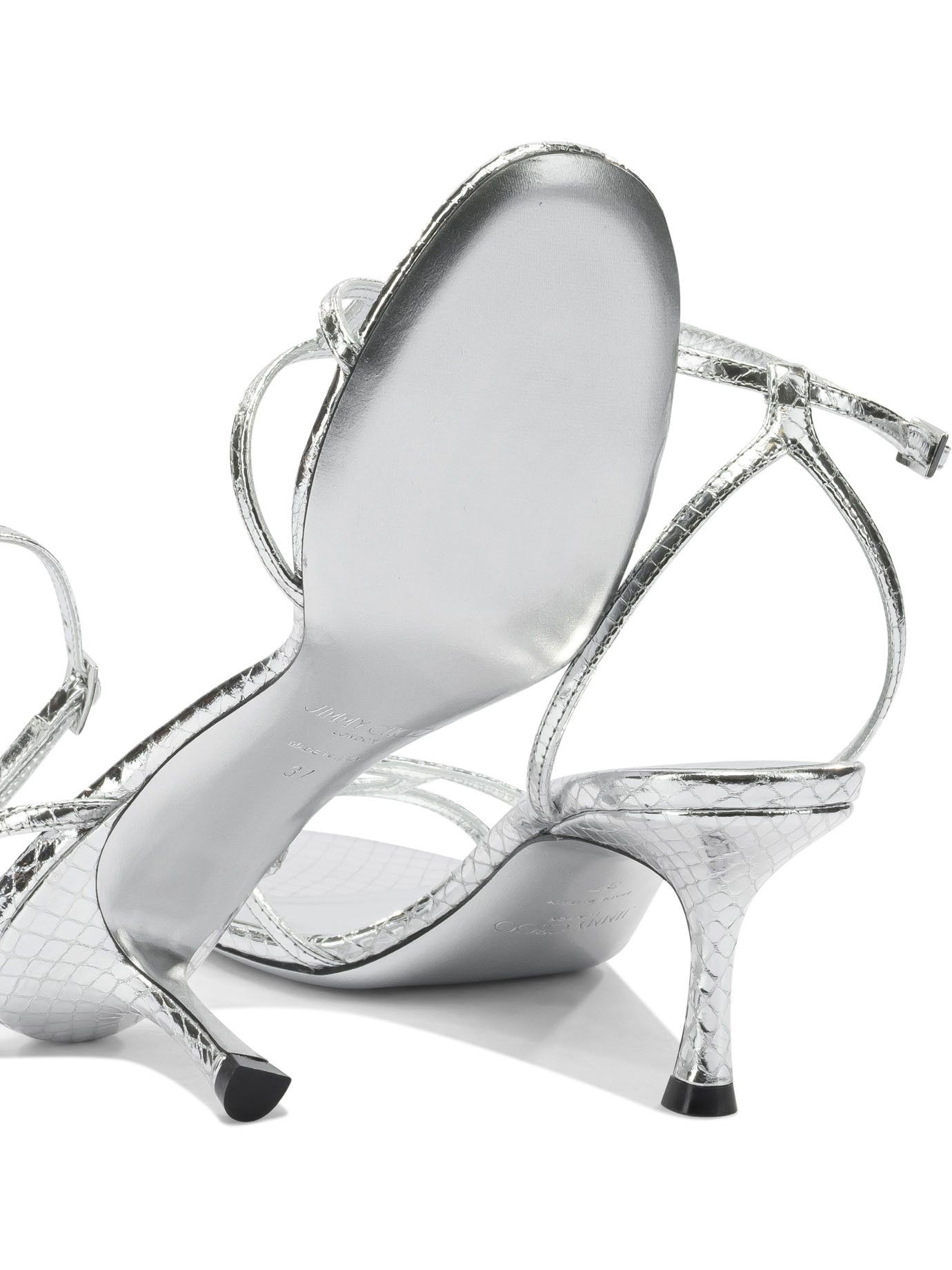Jimmy Choo Jimmy Choo Leo 100Mm Heeled Sandals IT 40 Women - USA Duties Paid Size US 10 / IT 40 - 5 Thumbnail