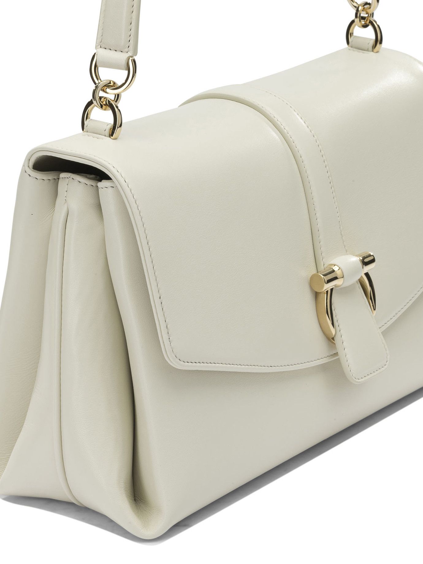 Salvatore Ferragamo Ferragamo Leather Shoulder Bag With Flap UNI Women - USA Duties Paid Size ONE SIZE - 4 Thumbnail