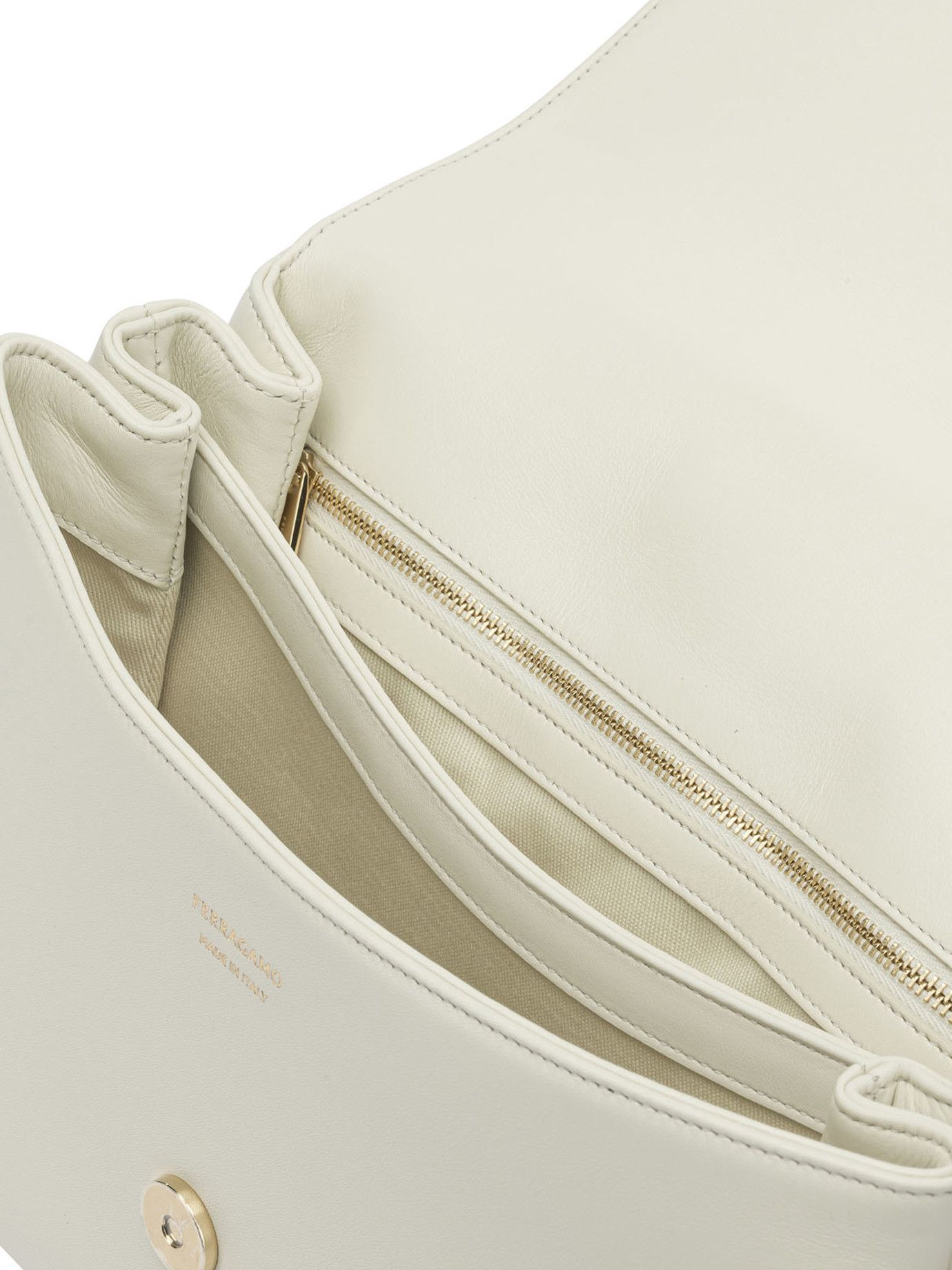 Salvatore Ferragamo Ferragamo Leather Shoulder Bag With Flap UNI Women - USA Duties Paid Size ONE SIZE - 5 Thumbnail