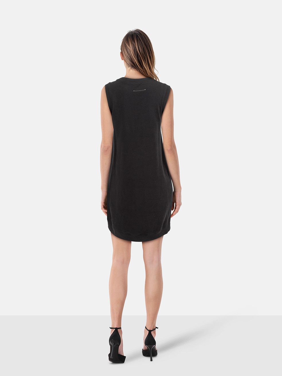 Maison Margiela MM6 Black Sleeveless Mini Dress Size XS / US 0-2 / IT 36-38 - 2 Thumbnail