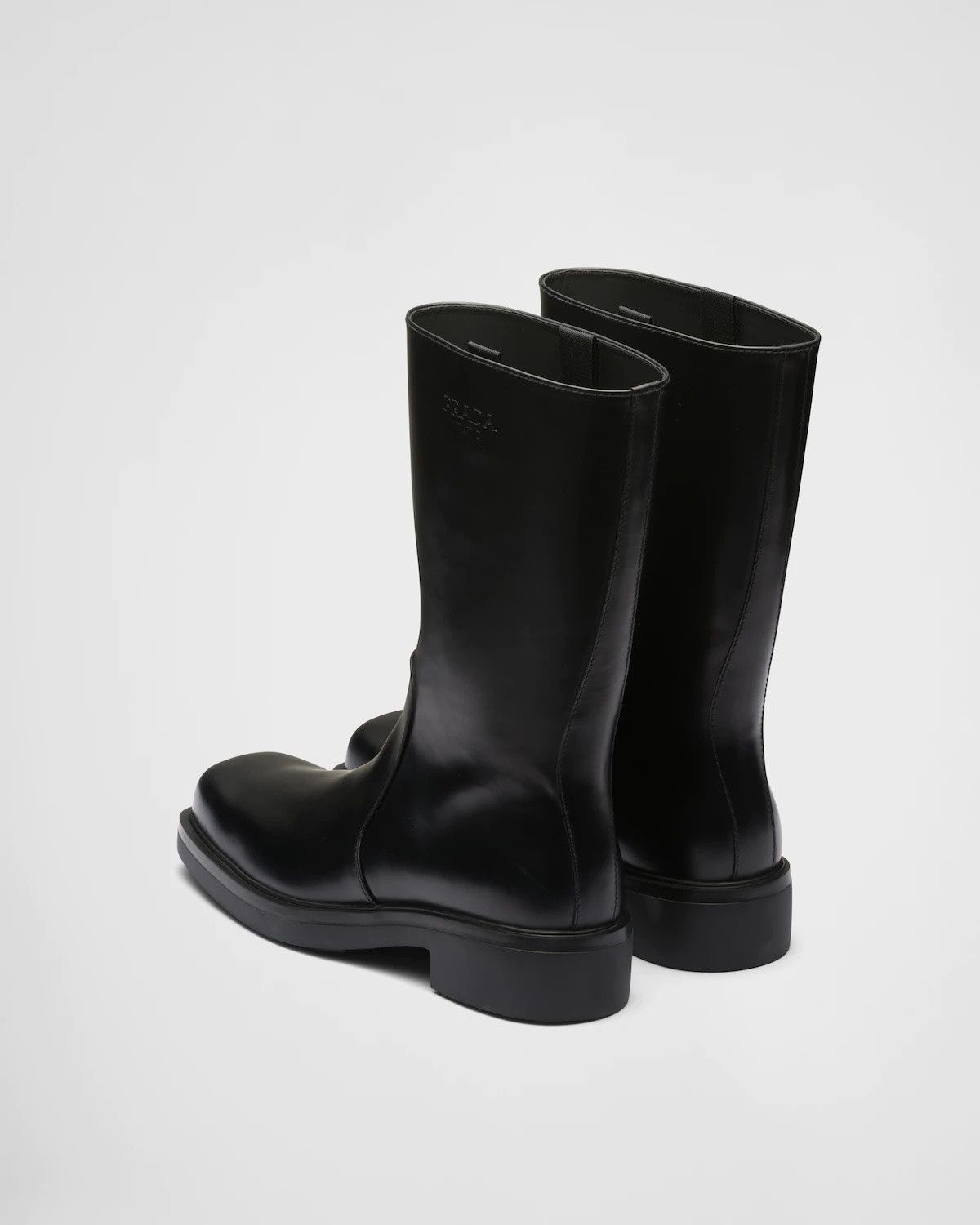 Prada Brushed Tall Leather Chelsea boots Size US 6 / EU 39 - 5 Thumbnail