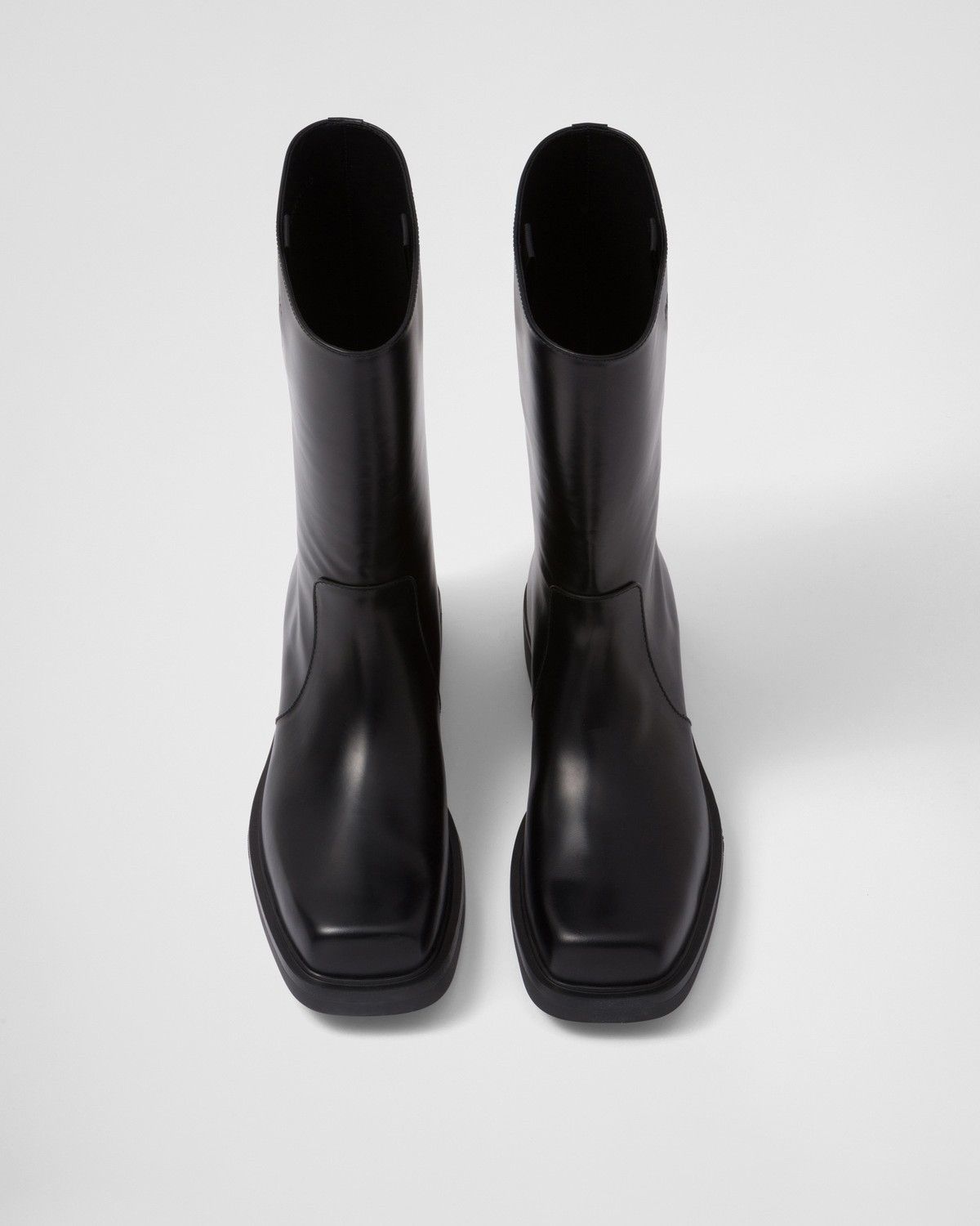 Prada Brushed Tall Leather Chelsea boots Size US 11 / EU 44 - 4 Thumbnail