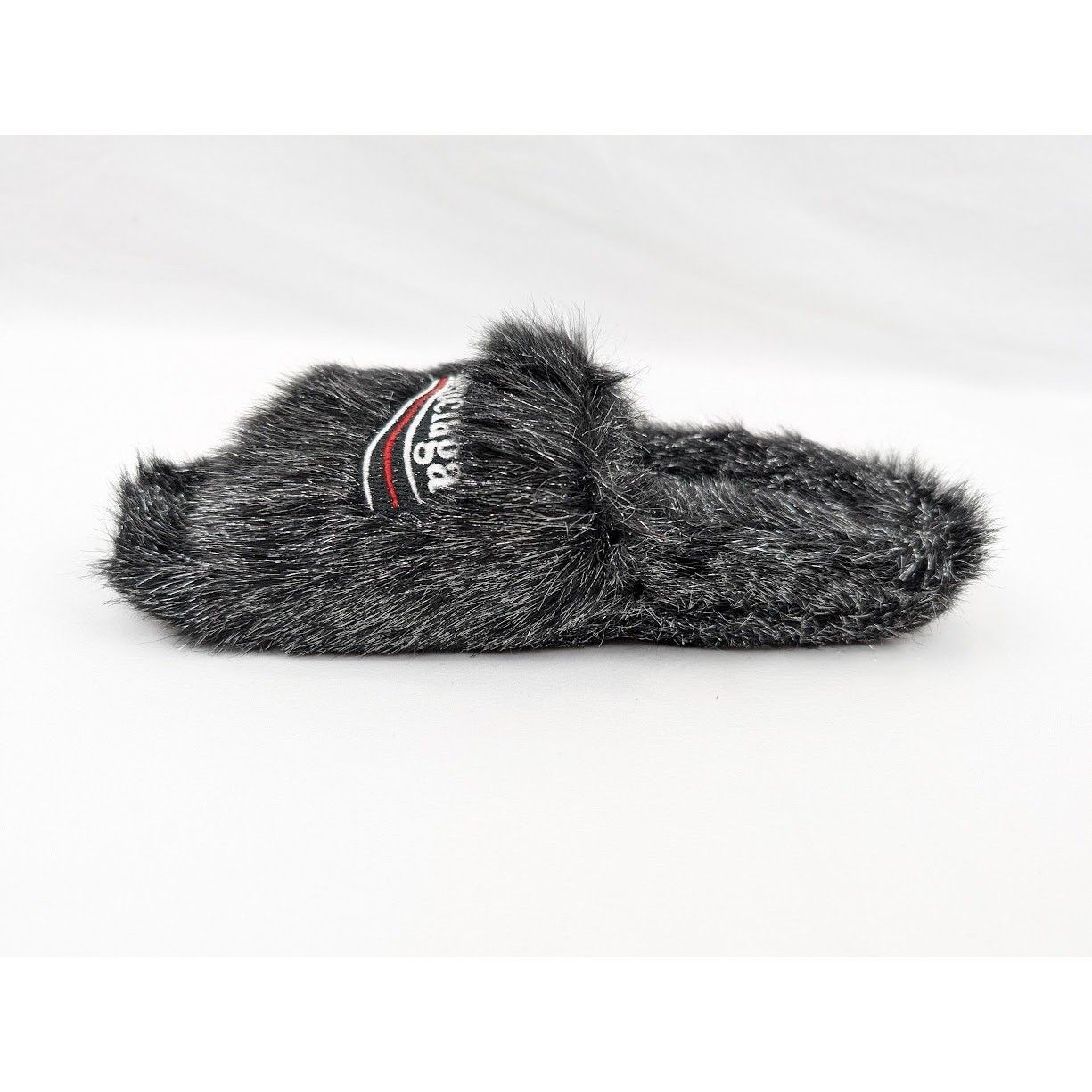 Balenciaga Balenciaga Campaign Faux Fur Furry Slide Metallic Size US 6 / IT 36 - 4 Thumbnail