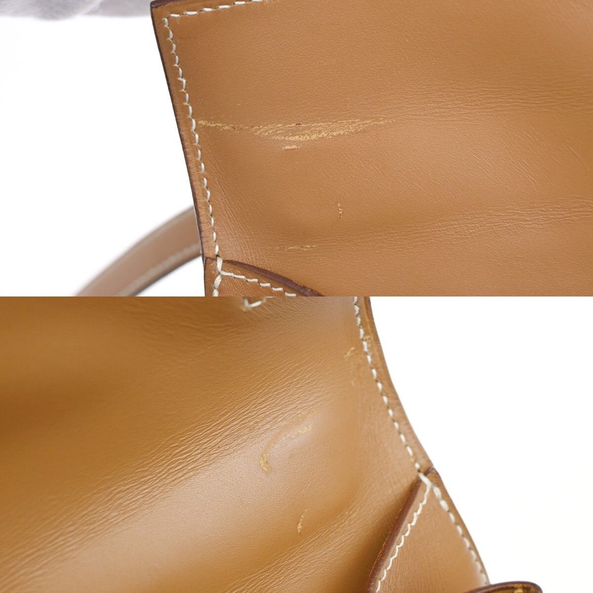 Hermes Hermes Kelly Handbag Brown Chamonix with Gold Hardware Size ONE SIZE - 15 Thumbnail