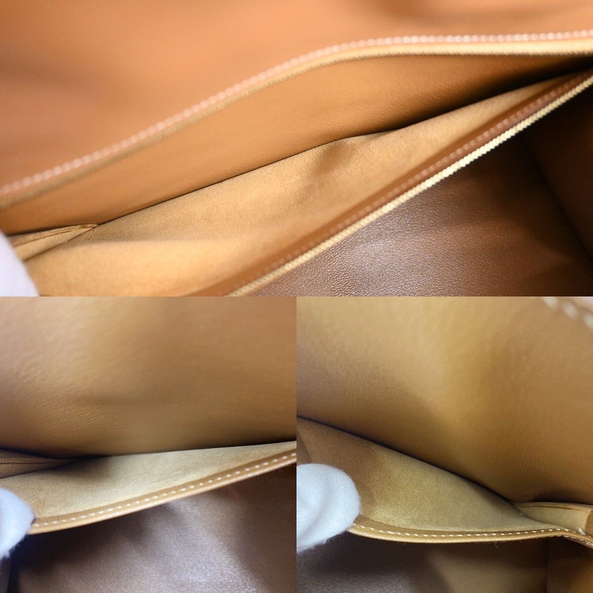 Hermes Hermes Kelly Handbag Brown Chamonix with Gold Hardware Size ONE SIZE - 24 Thumbnail