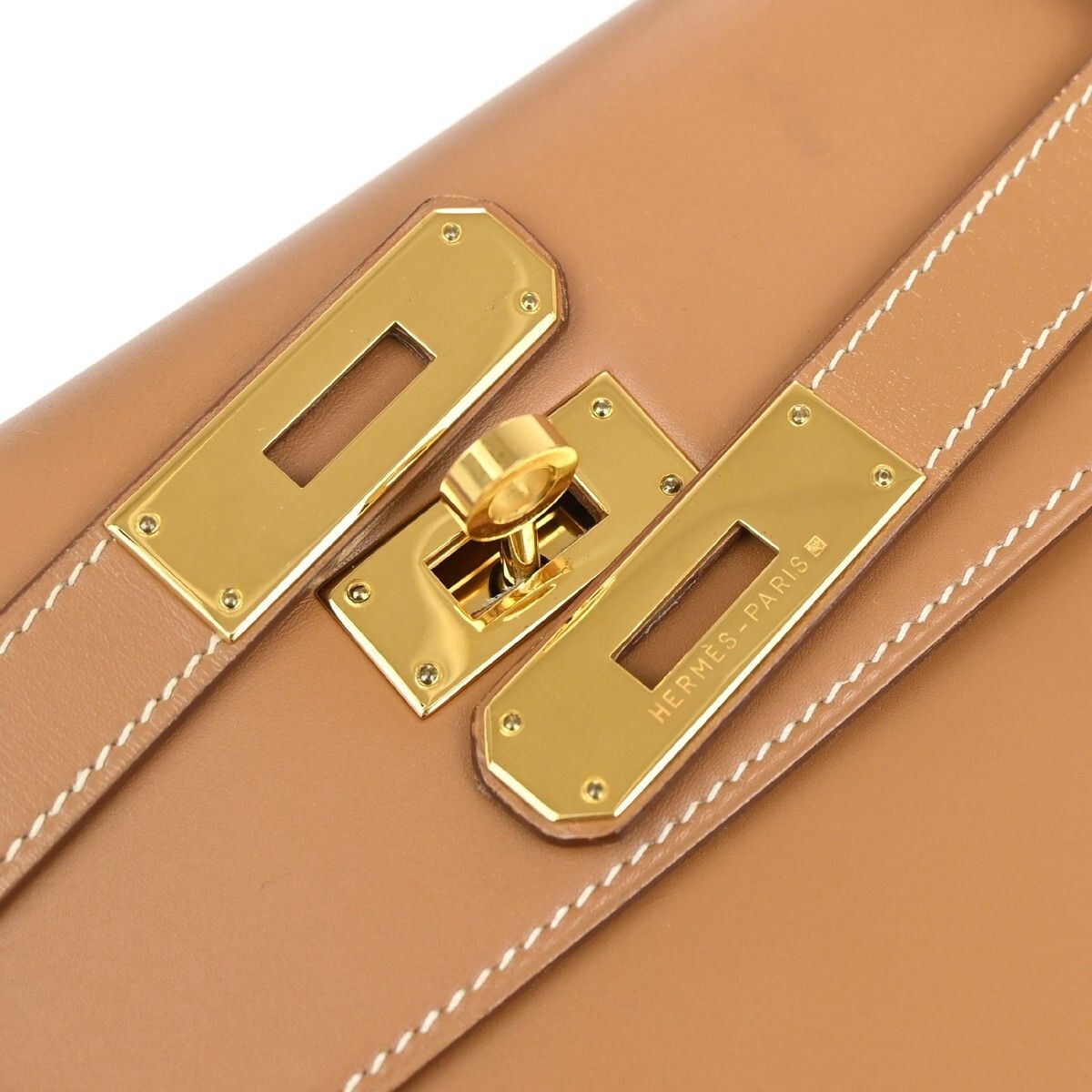 Hermes Hermes Kelly Handbag Brown Chamonix with Gold Hardware Size ONE SIZE - 19 Thumbnail