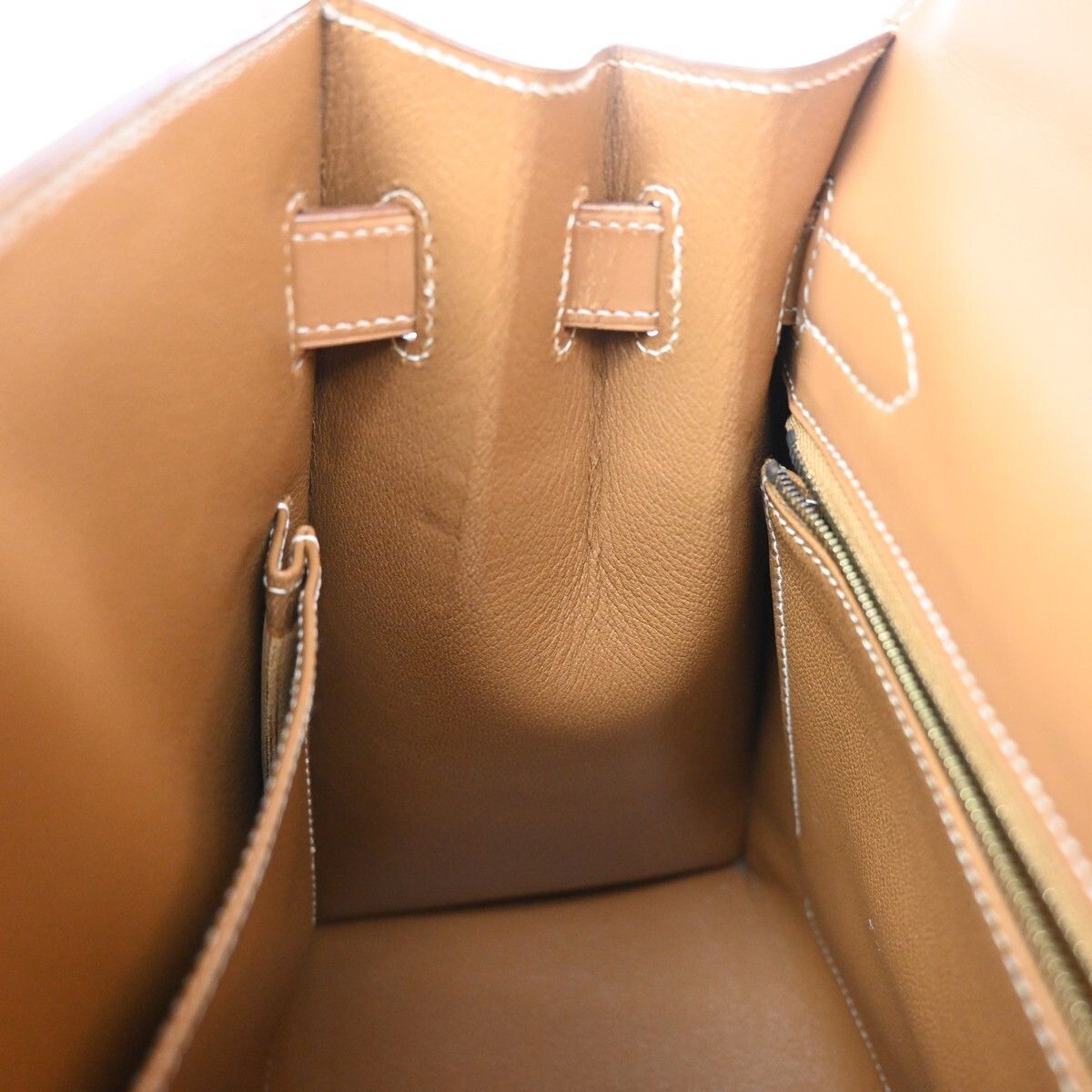 Hermes Hermes Kelly Handbag Brown Chamonix with Gold Hardware Size ONE SIZE - 23 Thumbnail