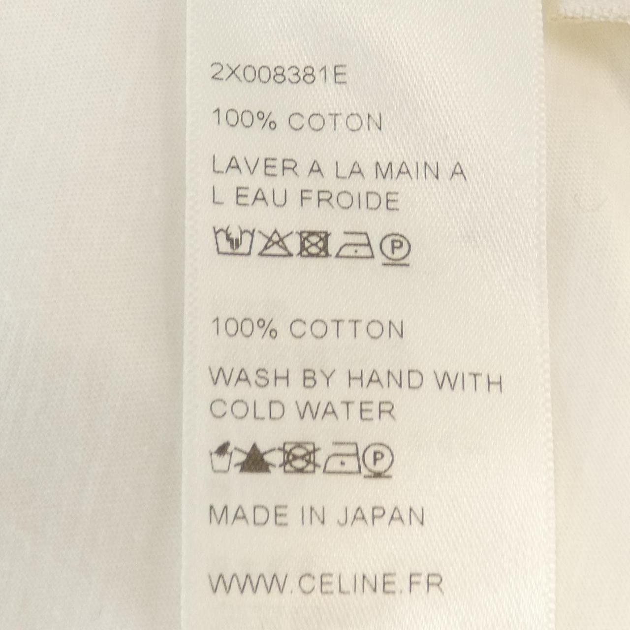 Celine Celine Celine T-shirt Cotton T-Shirts 2X008381E DUTY FREE for USA Size ONE SIZE - 3 Thumbnail