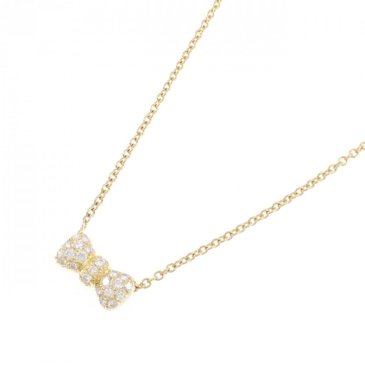 Van Cleef & Arpels Van Cleef & Arpels Van Cleef & Arpels Au750 Diamond Necklace Metal Necklace DUTY FREE for USA Size ONE SIZE - 2 Thumbnail