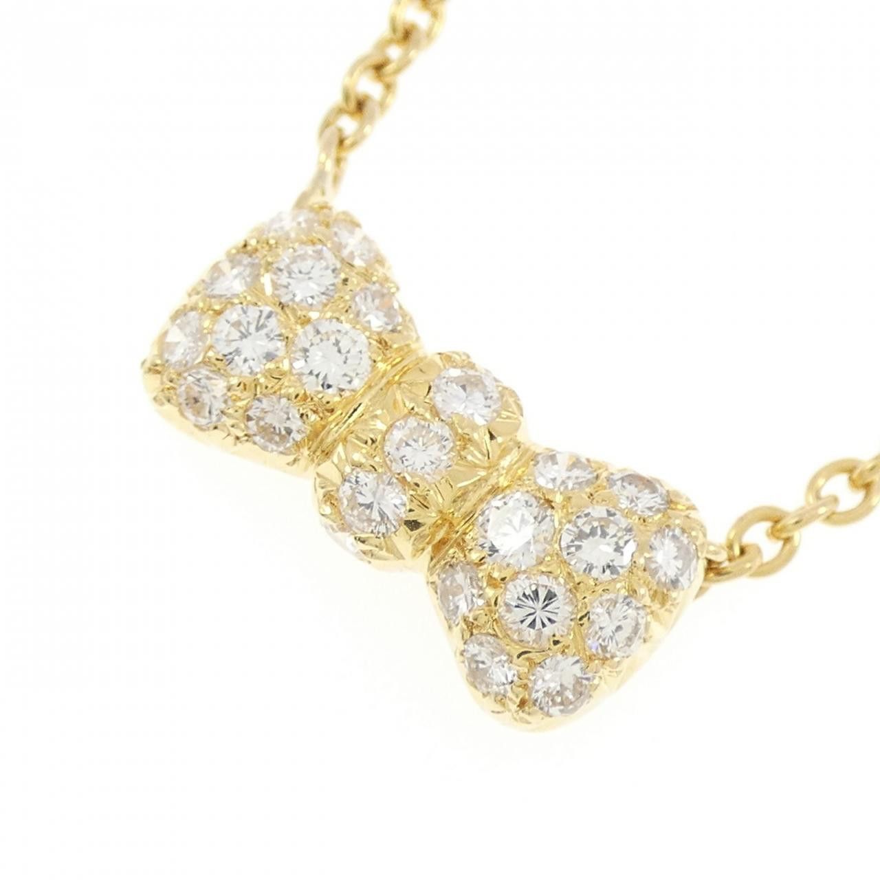 Van Cleef & Arpels Van Cleef & Arpels Van Cleef & Arpels Au750 Diamond Necklace Metal Necklace DUTY FREE for USA Size ONE SIZE - 3 Thumbnail
