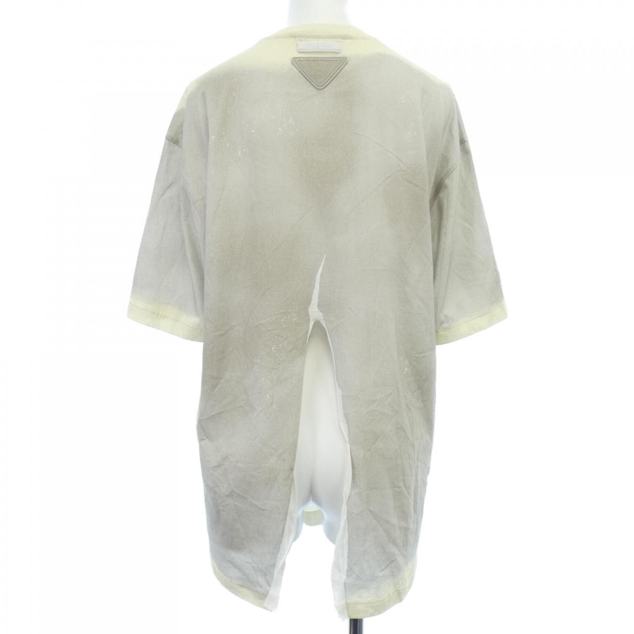 Prada Prada Prada T-shirt Cotton T-Shirts 3529B S231 127N DUTY FREE for USA Size ONE SIZE - 2 Thumbnail