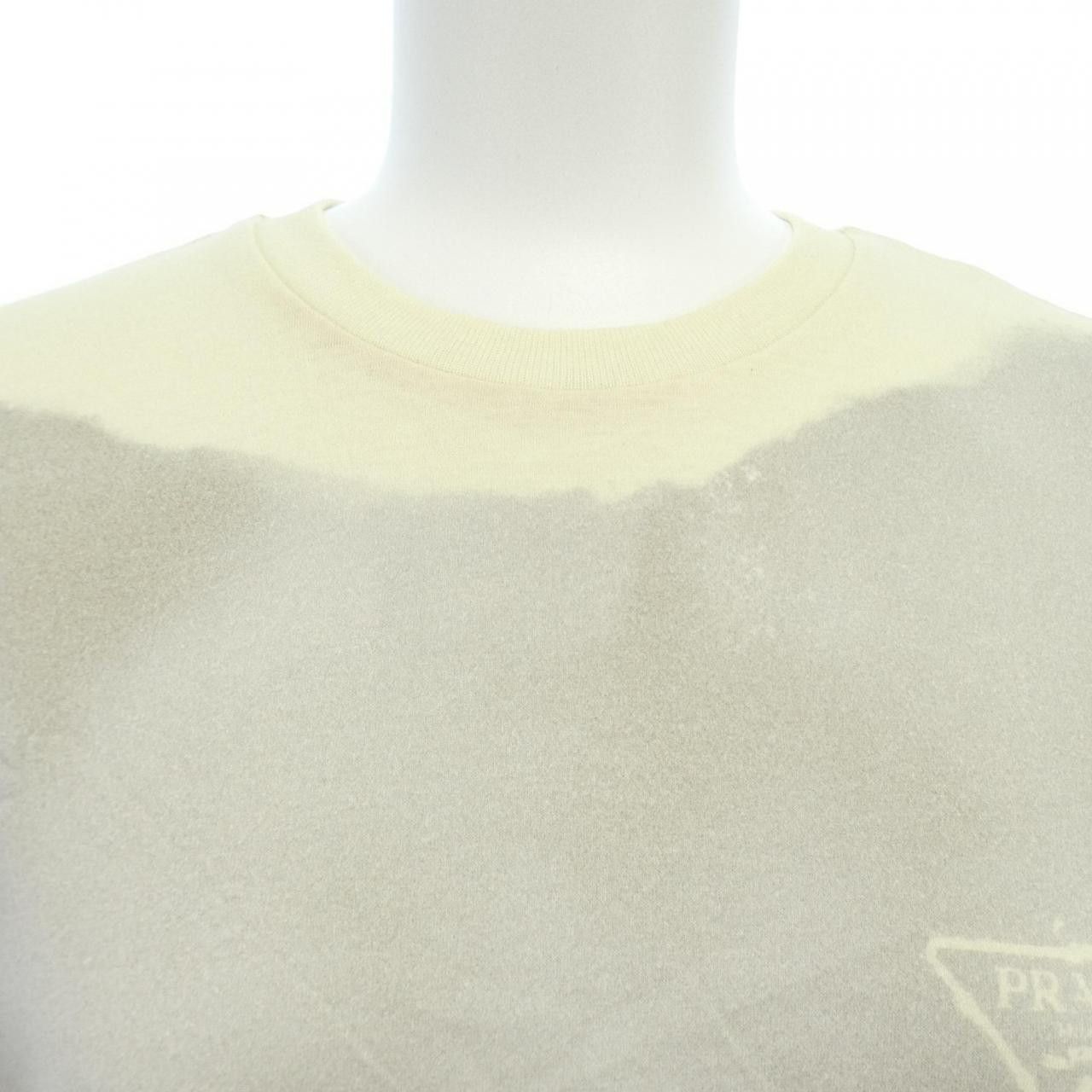 Prada Prada Prada T-shirt Cotton T-Shirts 3529B S231 127N DUTY FREE for USA Size ONE SIZE - 5 Thumbnail
