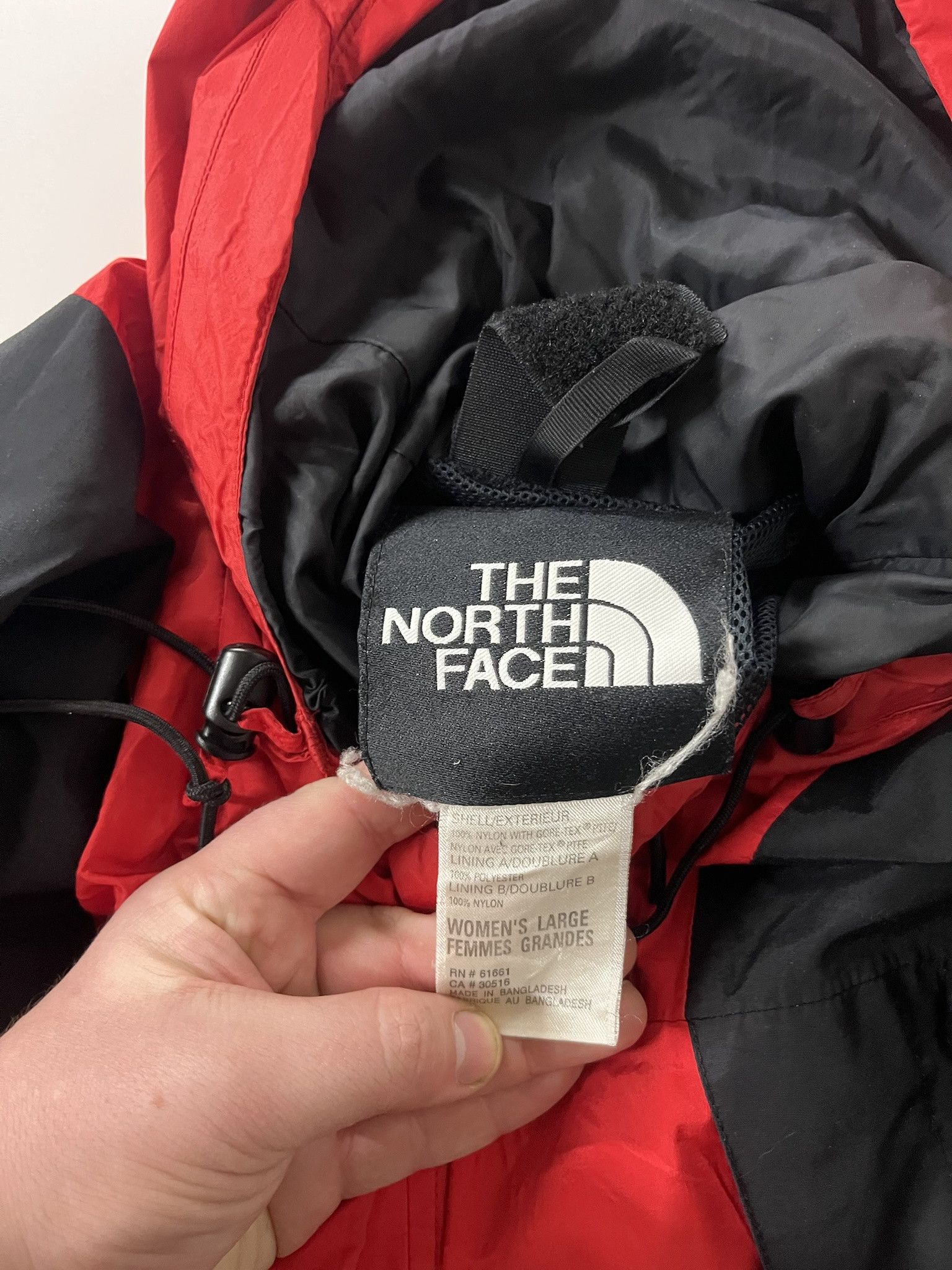 Vintage Vintage The North Face Red Black Gore Tex Parka Size M (womens L) Size US M / EU 48-50 / 2 - 3 Thumbnail