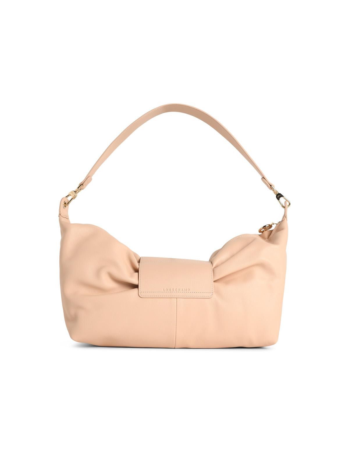 Longchamp LONGCHAMP 'Le Pliage Xtra Bow' Leather 'Crème' Shoulder Bag Size ONE SIZE - 3 Thumbnail