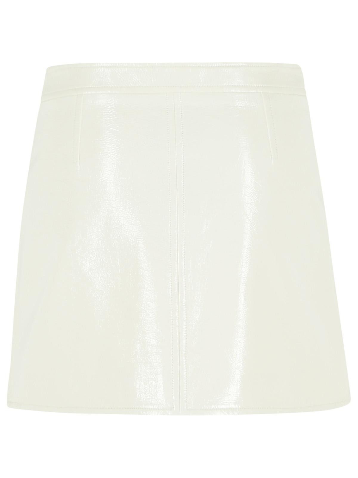 Courreges COURREGES 'Reedition' White Polyester Blend Miniskirt Size 27" / US 4 / IT 40 - 3 Thumbnail