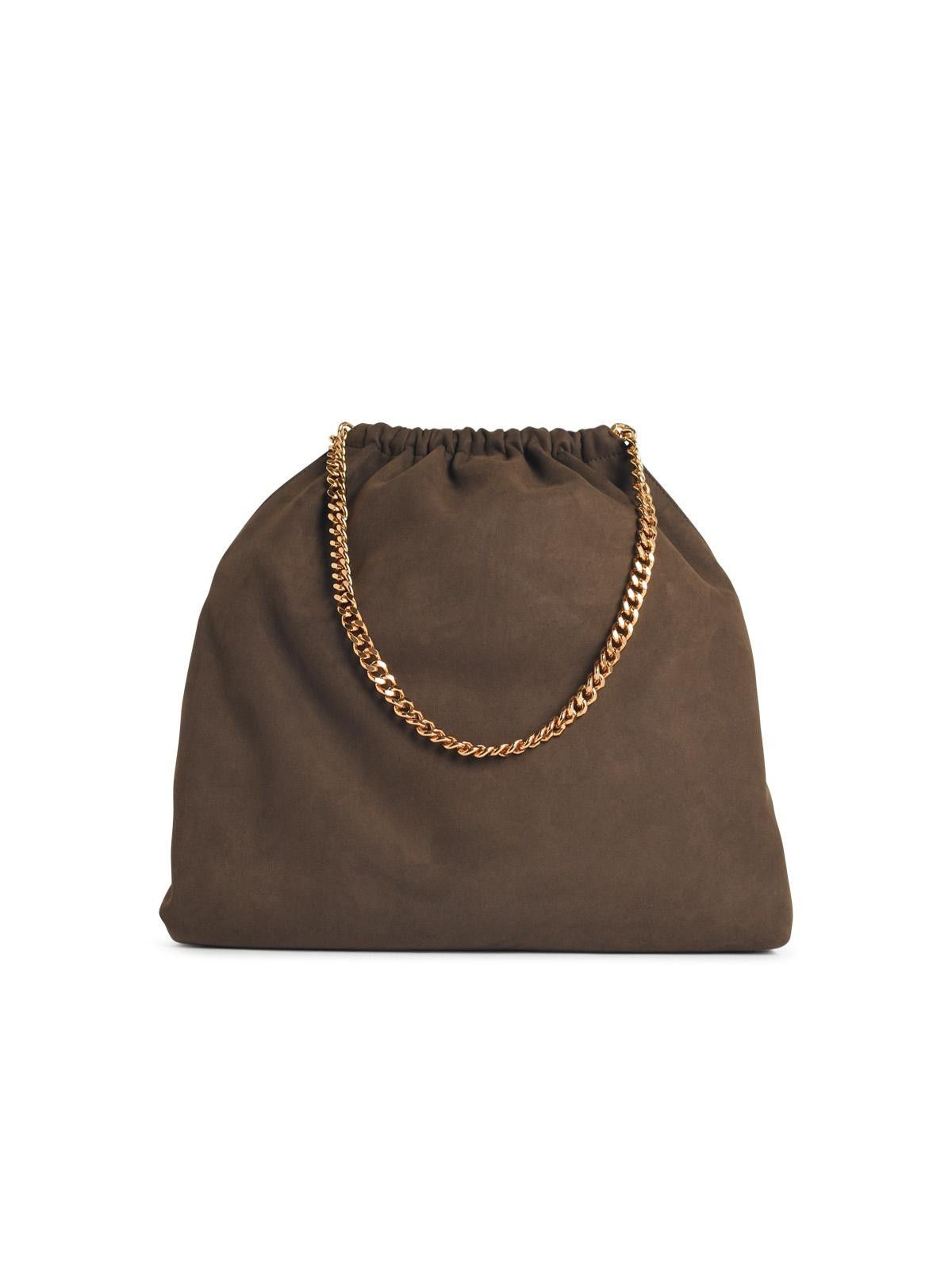 Stella McCartney STELLA McCARTNEY 'Falabella' 'Alter Suede Moka' Drawstring Shoulder Bag Size ONE SIZE - 3 Thumbnail
