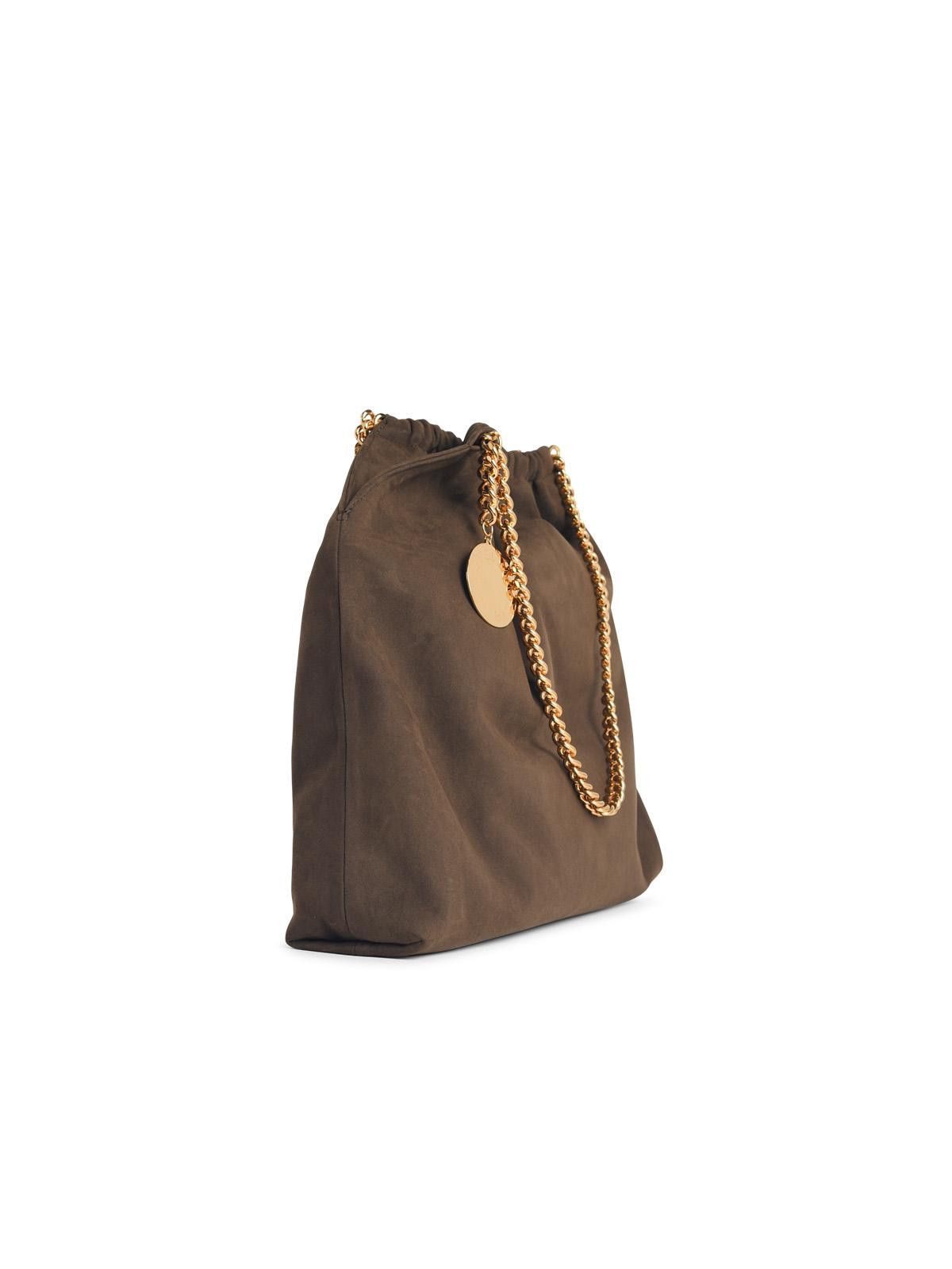 Stella McCartney STELLA McCARTNEY 'Falabella' 'Alter Suede Moka' Drawstring Shoulder Bag Size ONE SIZE - 2 Thumbnail