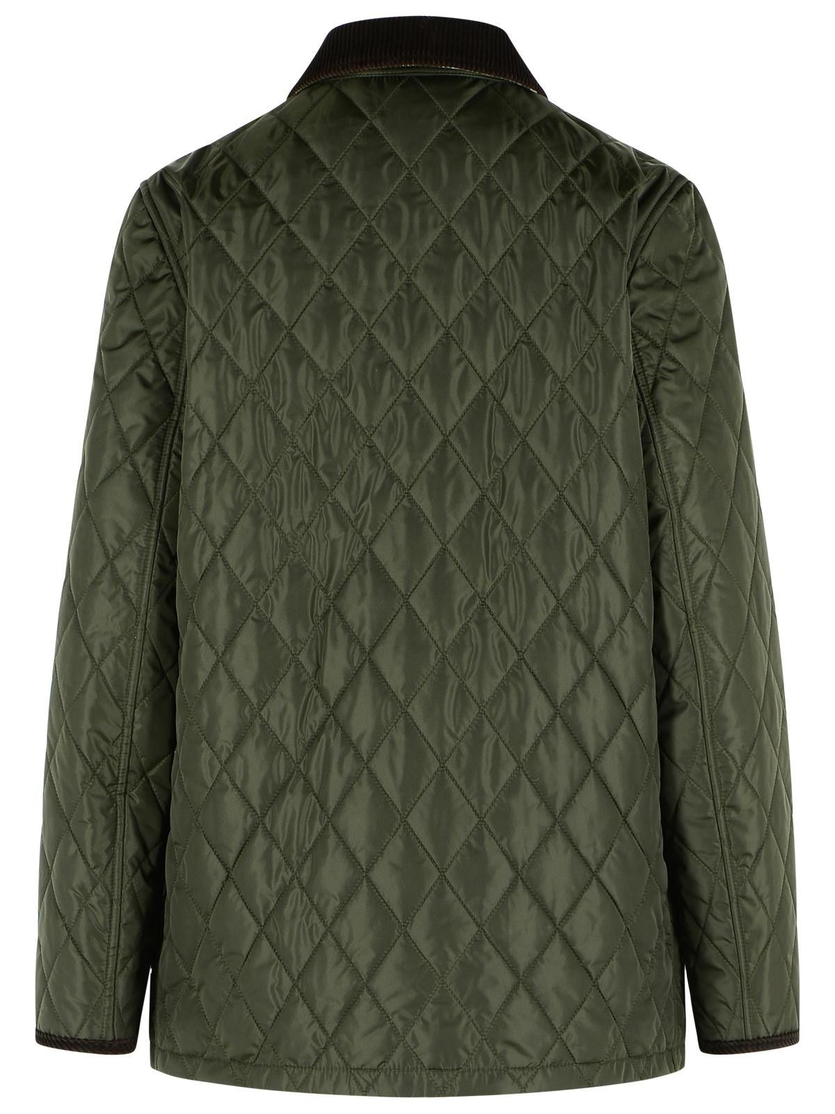 Burberry BURBERRY Green Polyamide Jacket Size XS / US 0-2 / IT 36-38 - 3 Thumbnail