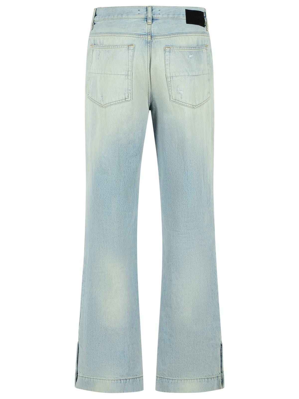 Amiri AMIRI 'Flare' Light Blue Cotton Jeans Size US 32 / EU 48 - 3 Thumbnail