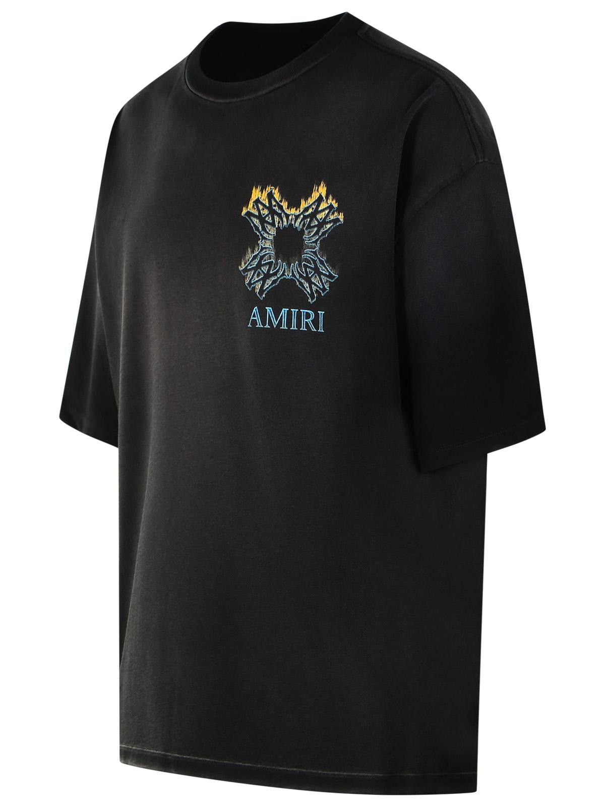 Amiri AMIRI 'Quad Ma' Black Cotton T-Shirt Size US XL / EU 56 / 4 - 2 Thumbnail