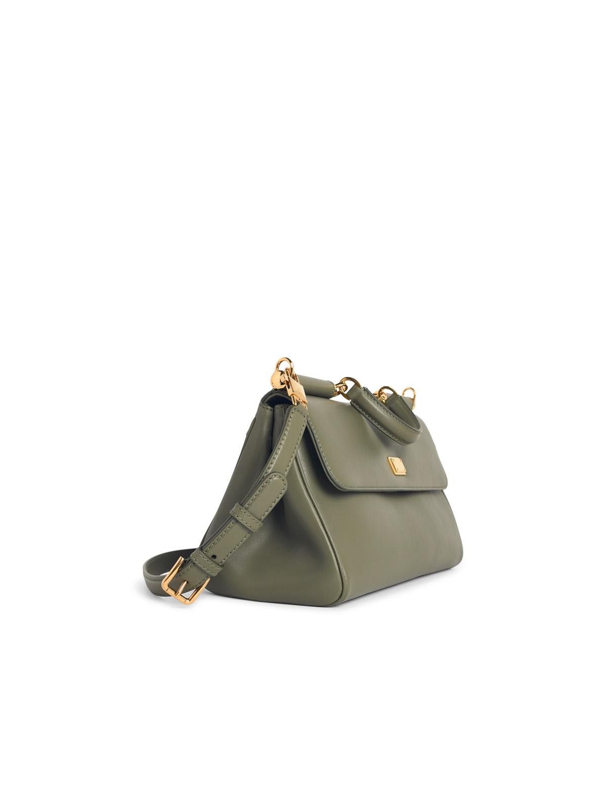 Dolce & Gabbana DOLCE & GABBANA Ìmy Sicilyì Medium Handbag In Green Leather Size ONE SIZE - 2 Thumbnail