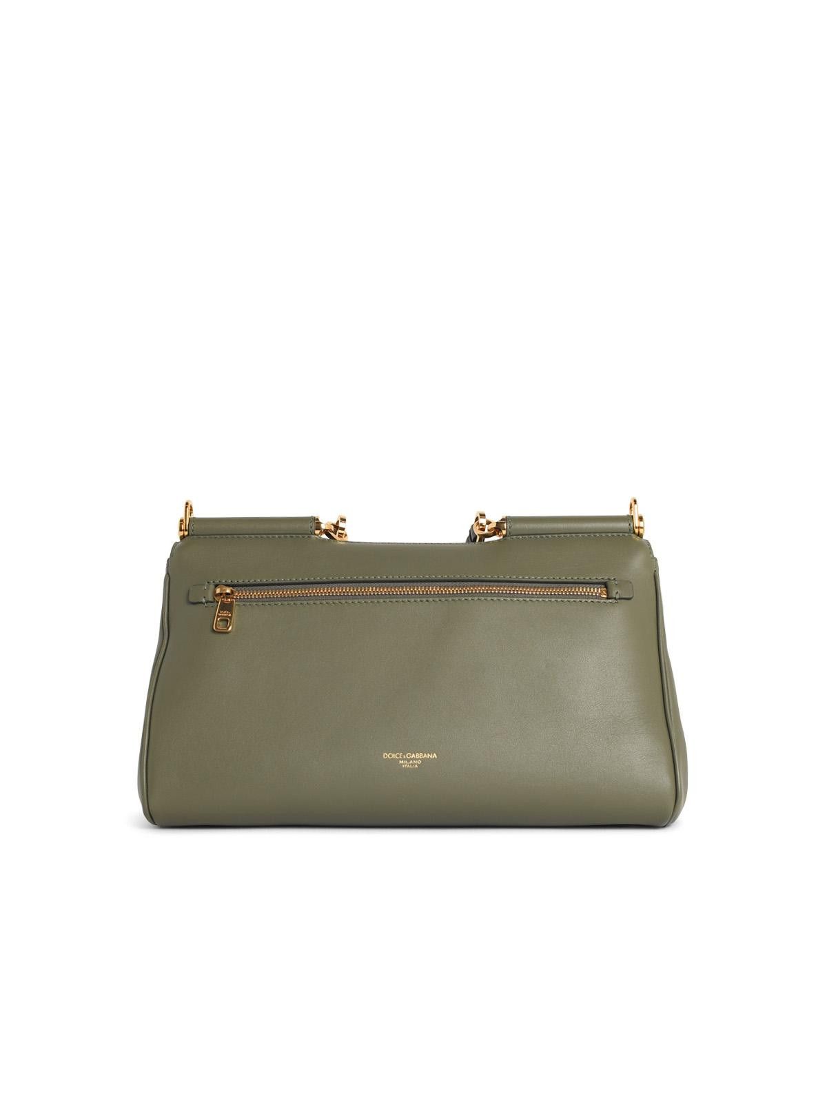 Dolce & Gabbana DOLCE & GABBANA Ìmy Sicilyì Medium Handbag In Green Leather Size ONE SIZE - 3 Thumbnail