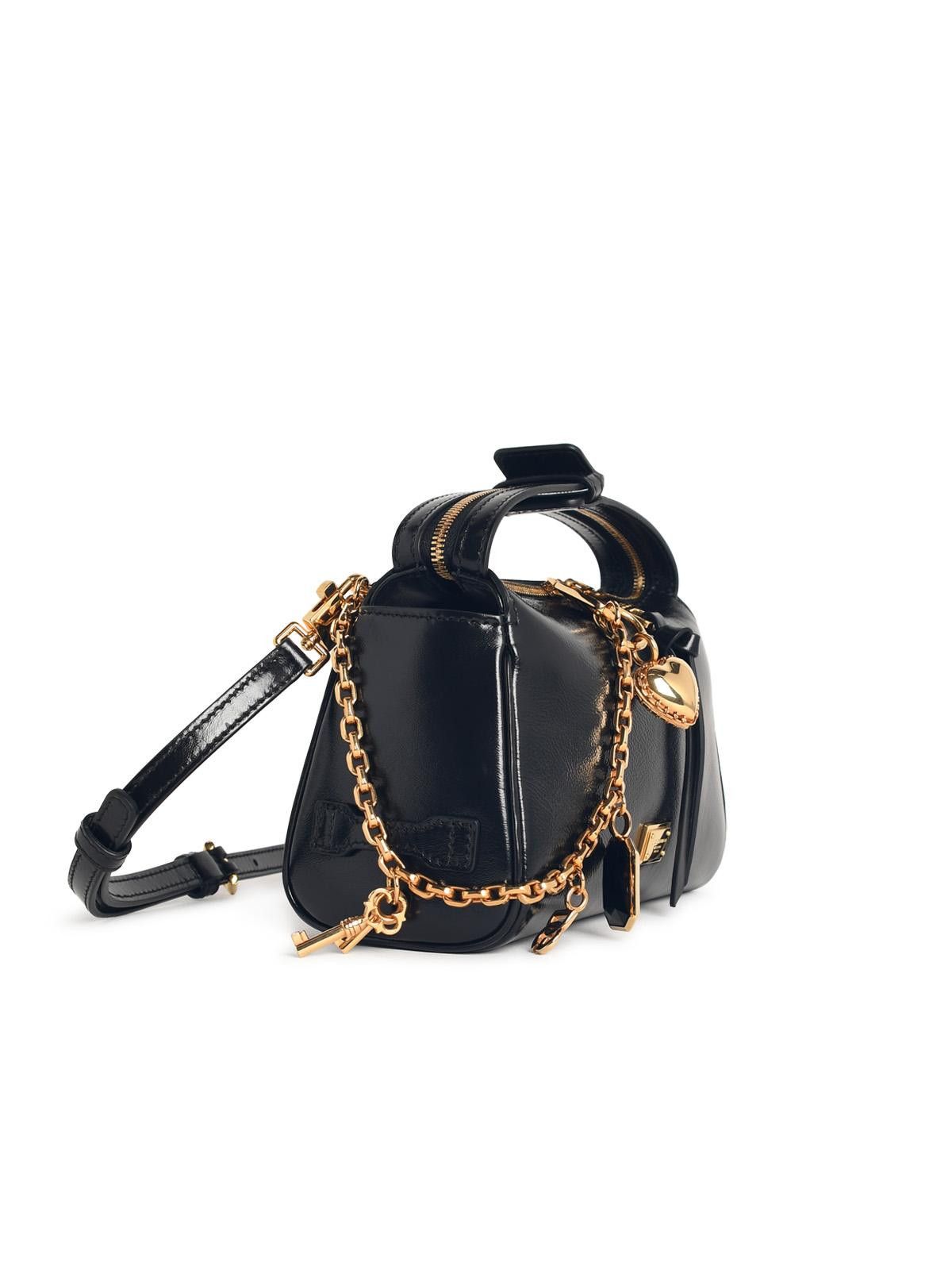 Dolce & Gabbana DOLCE & GABBANA 'Vittoria' Black Leather Handbag Size ONE SIZE - 2 Thumbnail