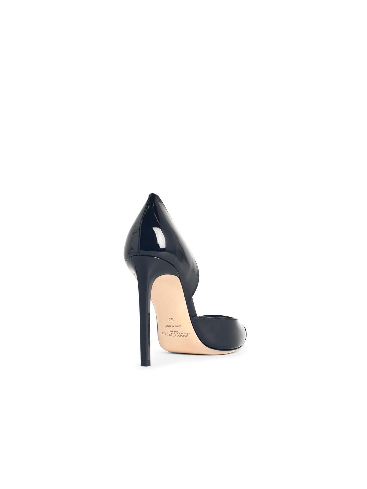 Jimmy Choo JIMMY CHOO 'Brigitte 100' Black Patent Leather Pumps Size US 9 / IT 39 - 3 Thumbnail