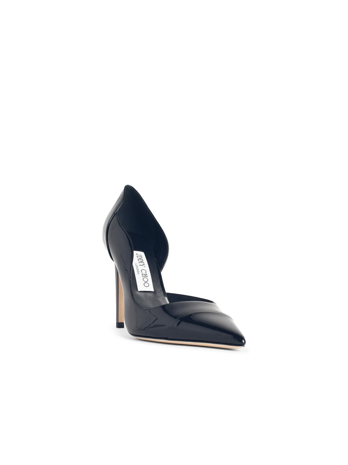 Jimmy Choo JIMMY CHOO 'Brigitte 100' Black Patent Leather Pumps Size US 9 / IT 39 - 2 Thumbnail