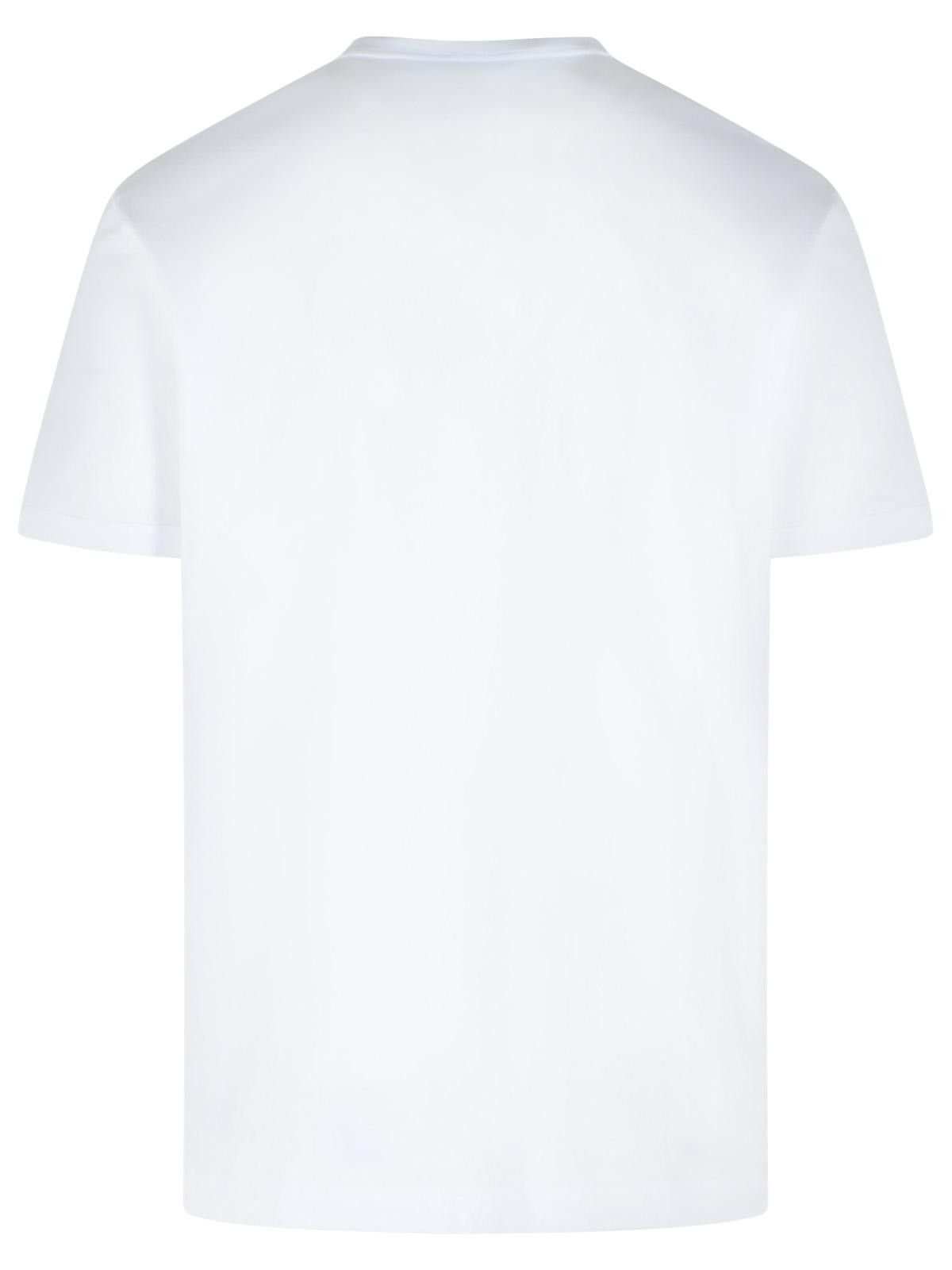 Dolce & Gabbana DOLCE & GABBANA White Viscose Blend T-Shirt Size US XL / EU 56 / 4 - 3 Thumbnail