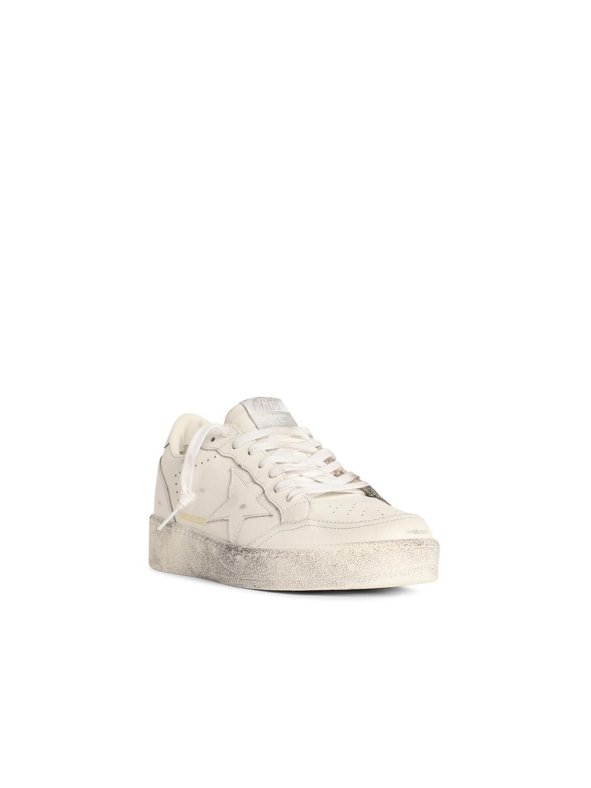 Golden Goose GOLDEN GOOSE 'Ball-Star 2' White Leather Sneakers Size US 9 / EU 42 - 2 Thumbnail
