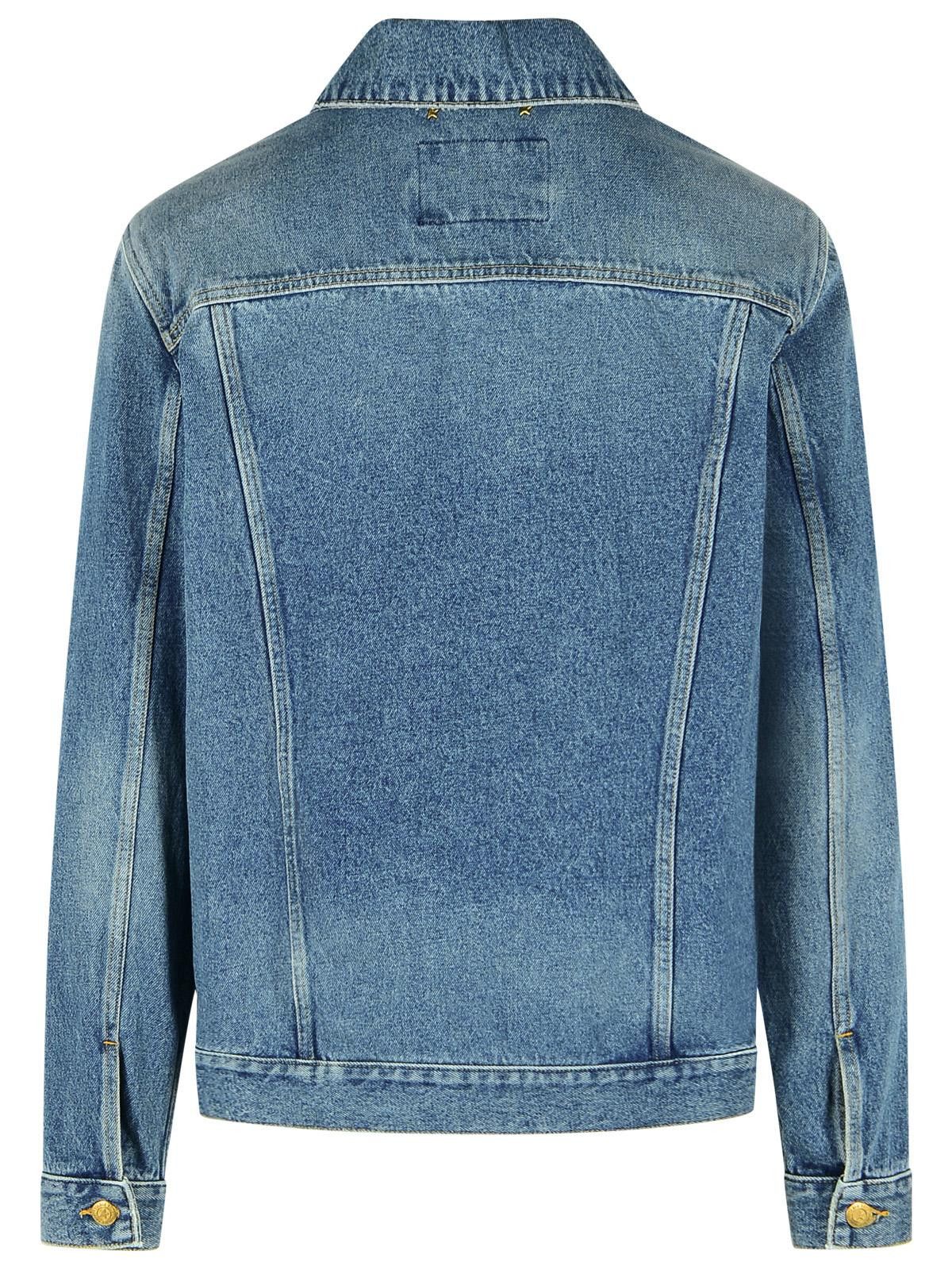 Golden Goose GOLDEN GOOSE Blue Cotton Denim Jacket Size US XL / EU 56 / 4 - 3 Thumbnail