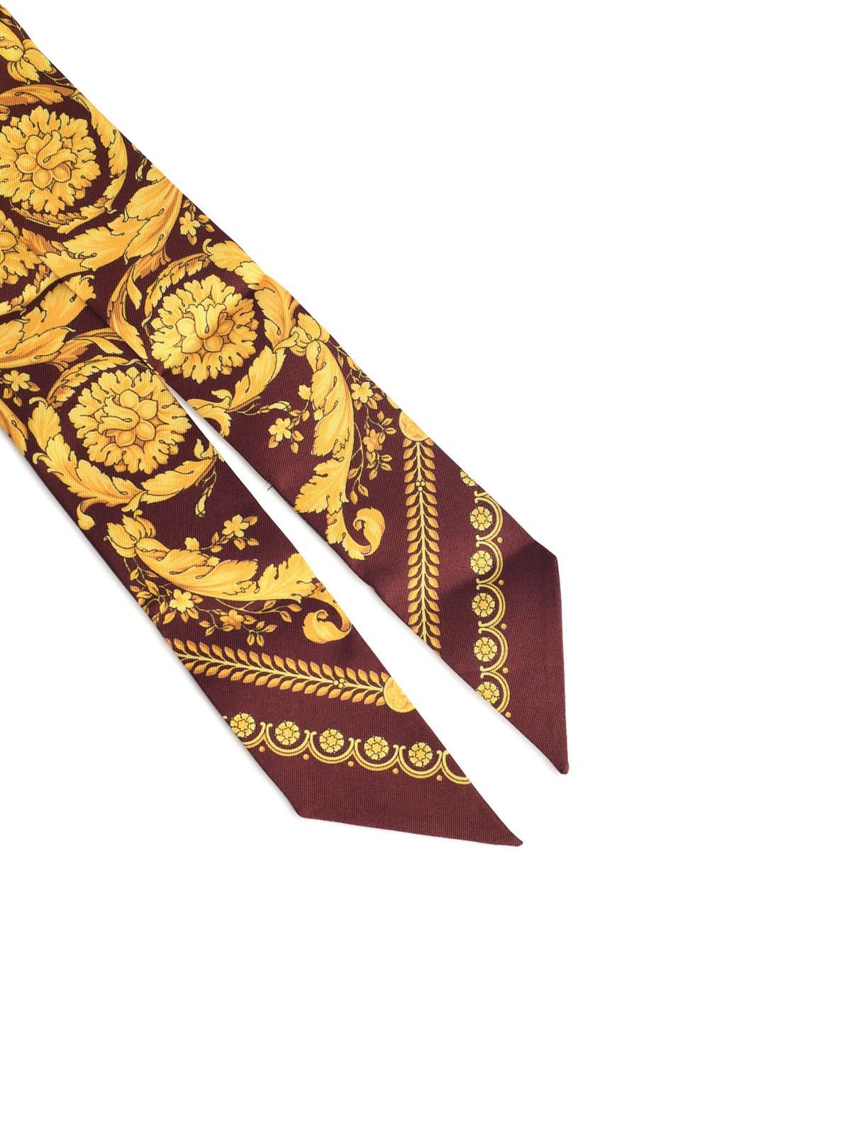 Versace VERSACE 'Barocco' Silk Lavallière Size ONE SIZE - 3 Thumbnail