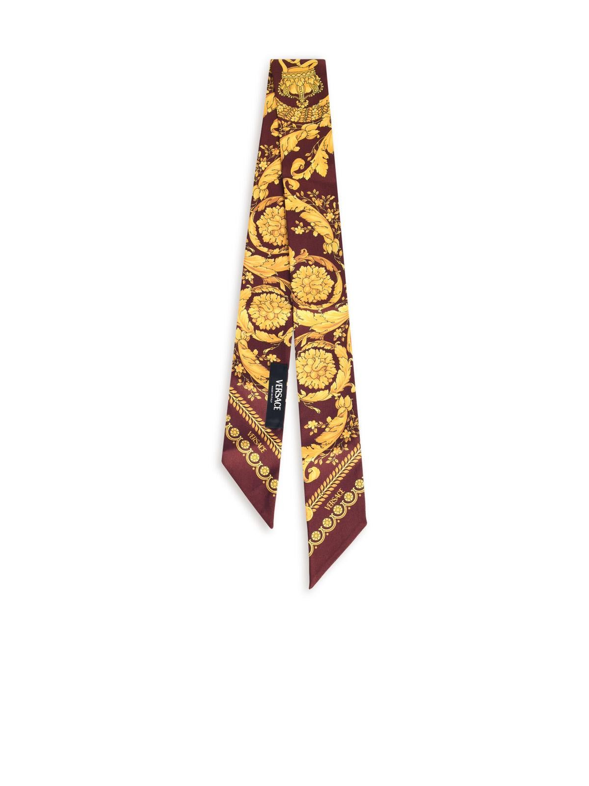 Versace VERSACE 'Barocco' Silk Lavallière Size ONE SIZE - 2 Thumbnail