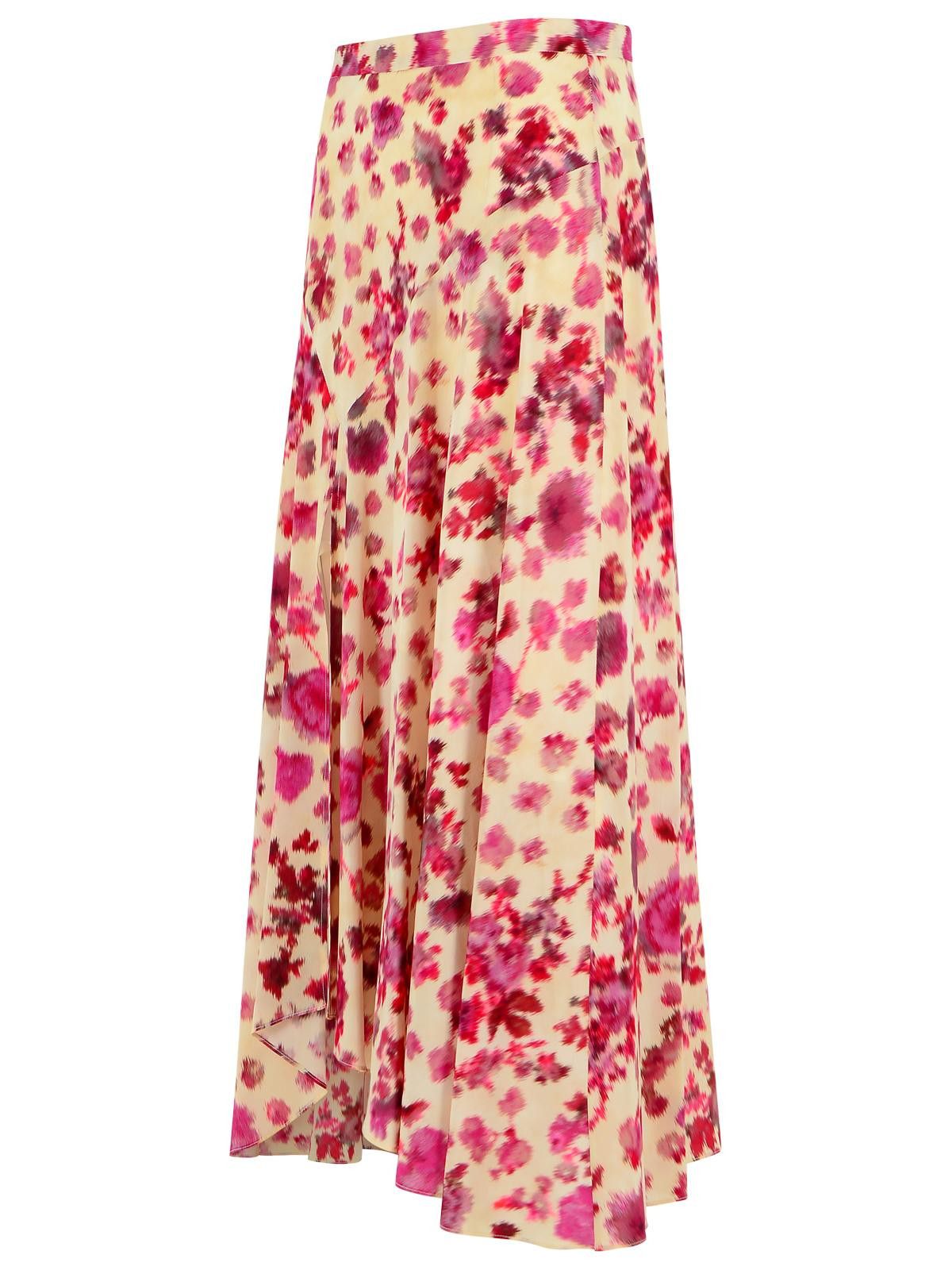 Isabel Marant ISABEL MARANT 'Sakura' Pink Stretch Silk Skirt Size 28" / US 6 / IT 42 - 2 Thumbnail
